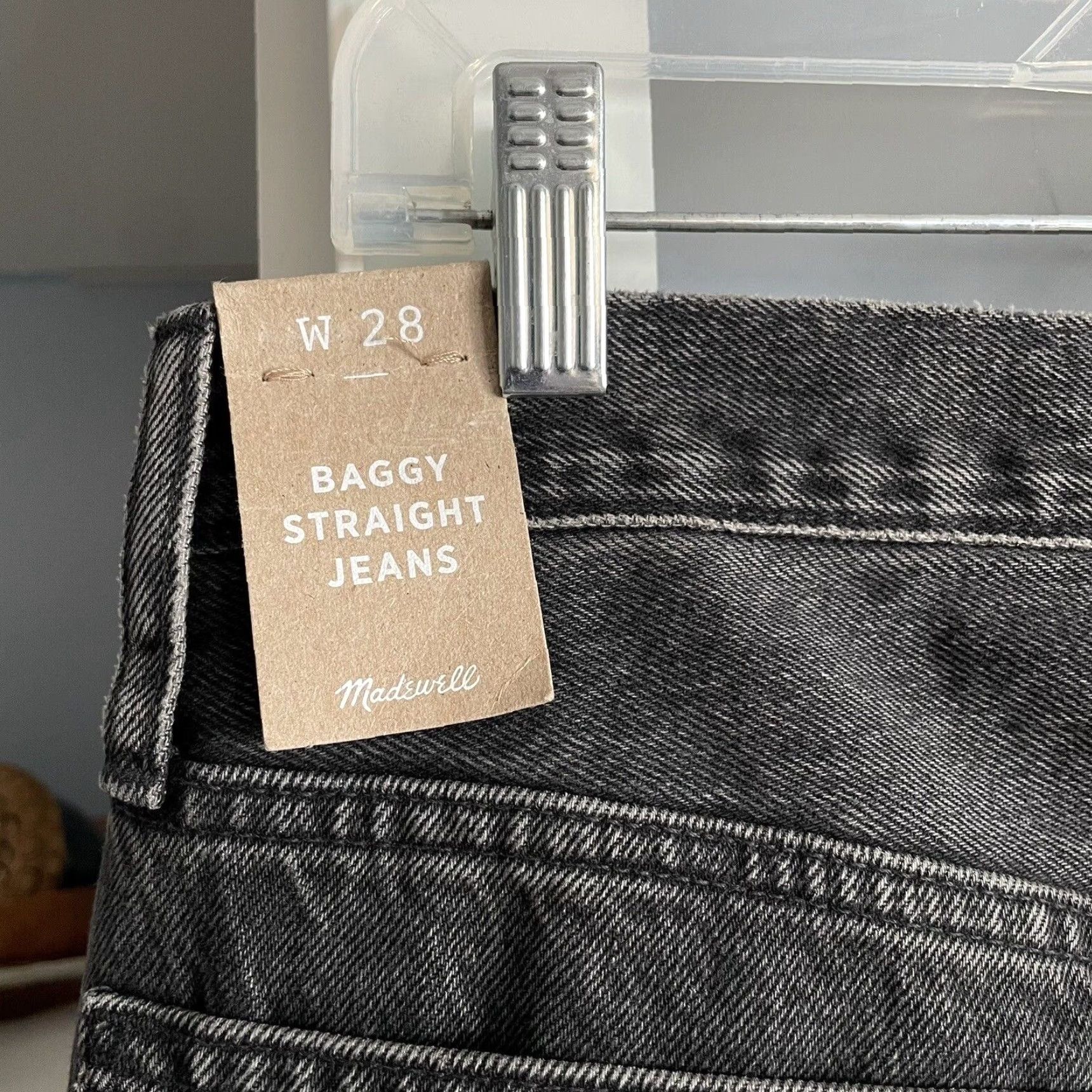 Madewell Madewell Baggy Straight Jeans Cavell Wash Ripped Edition Size 28 Size 28" / US 6 / IT 42 - 6 Thumbnail