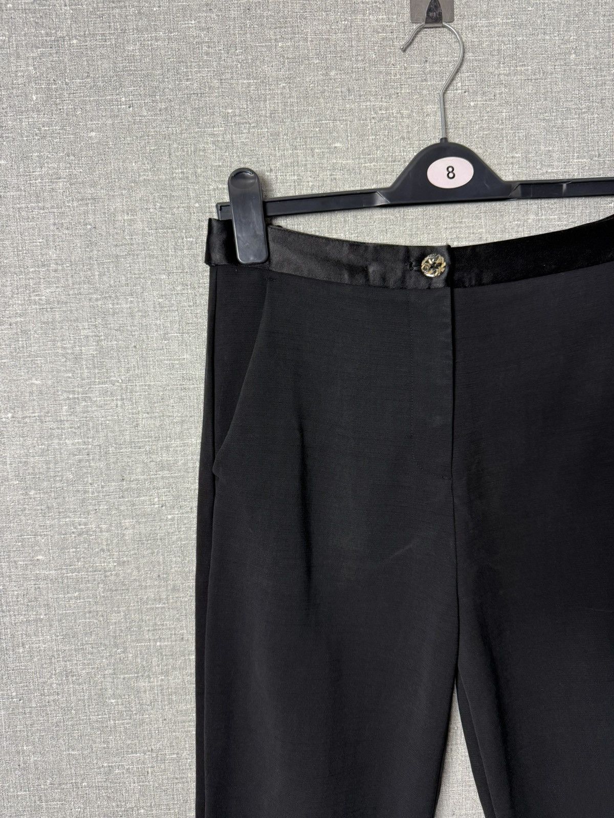 Alexander Wang Alexander Wang Black Cropped Trousers Pants Wool & Viscose Size 26" / US 2 / IT 38 - 4 Thumbnail