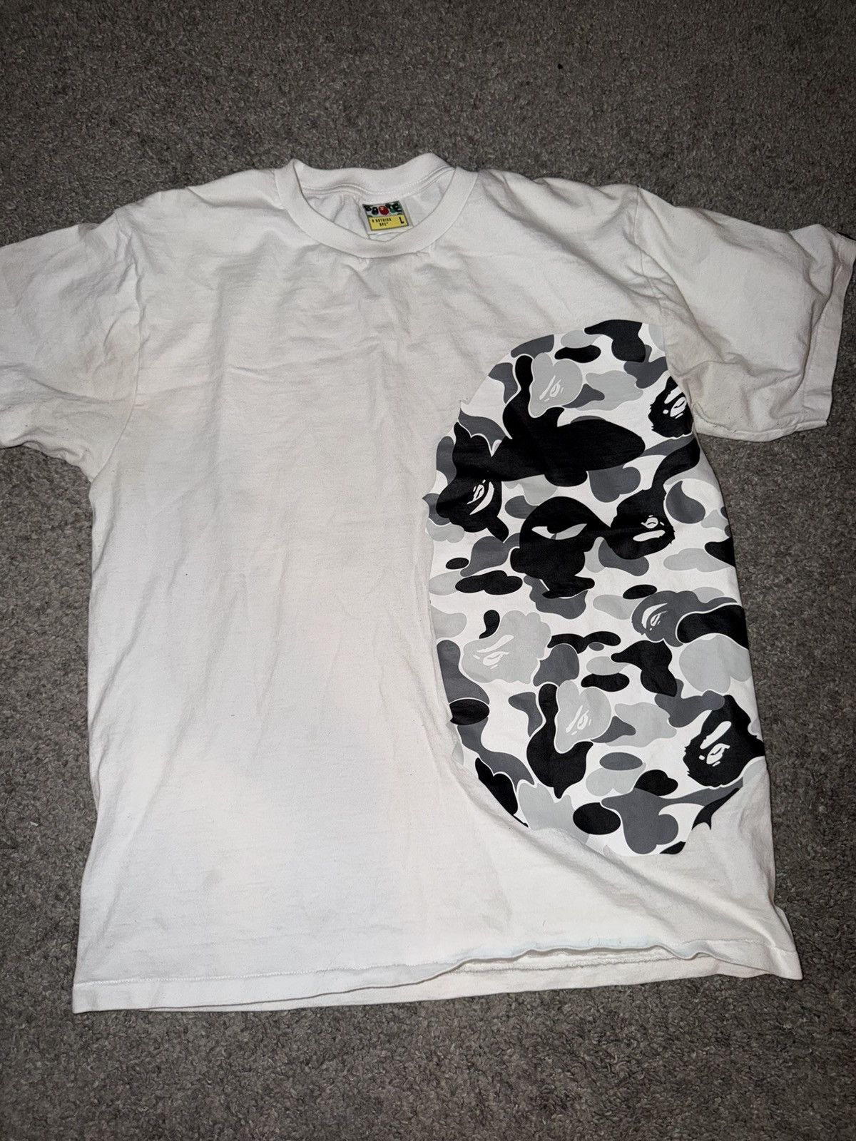 Bape ABC Camo Side Big Ape Head Tee