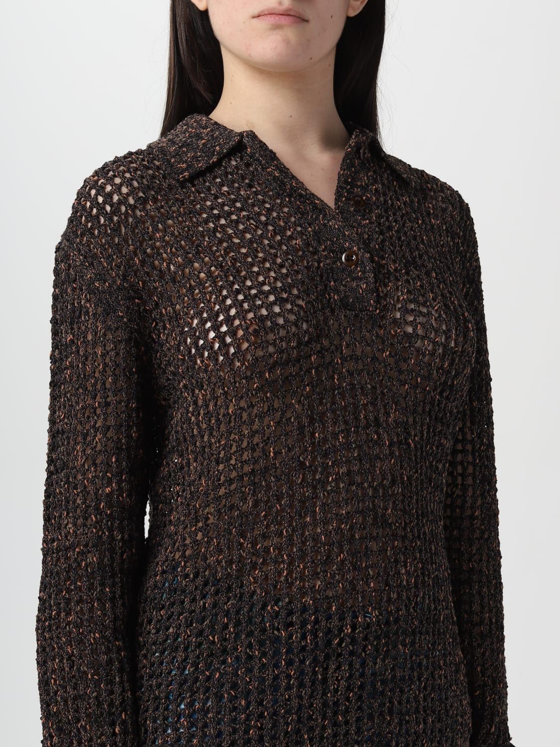 Acne Studios Acne Studios Open Knit Polo Shirt Size S / US 4 / IT 40 - 15 Thumbnail
