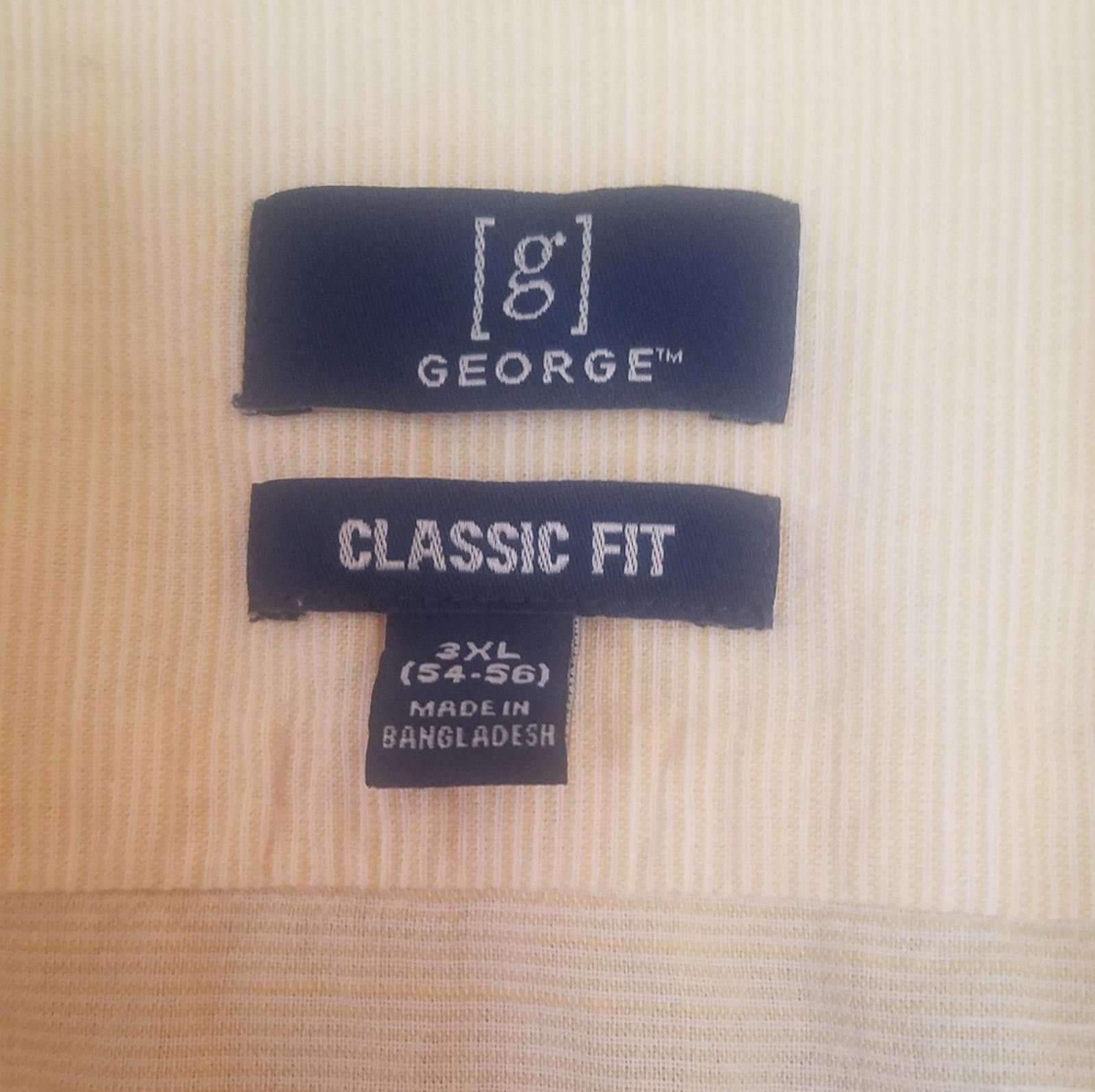 George George Classic Fit Button Down Shirt Size 3XL Size US XXL / EU 58 / 5 - 3 Thumbnail