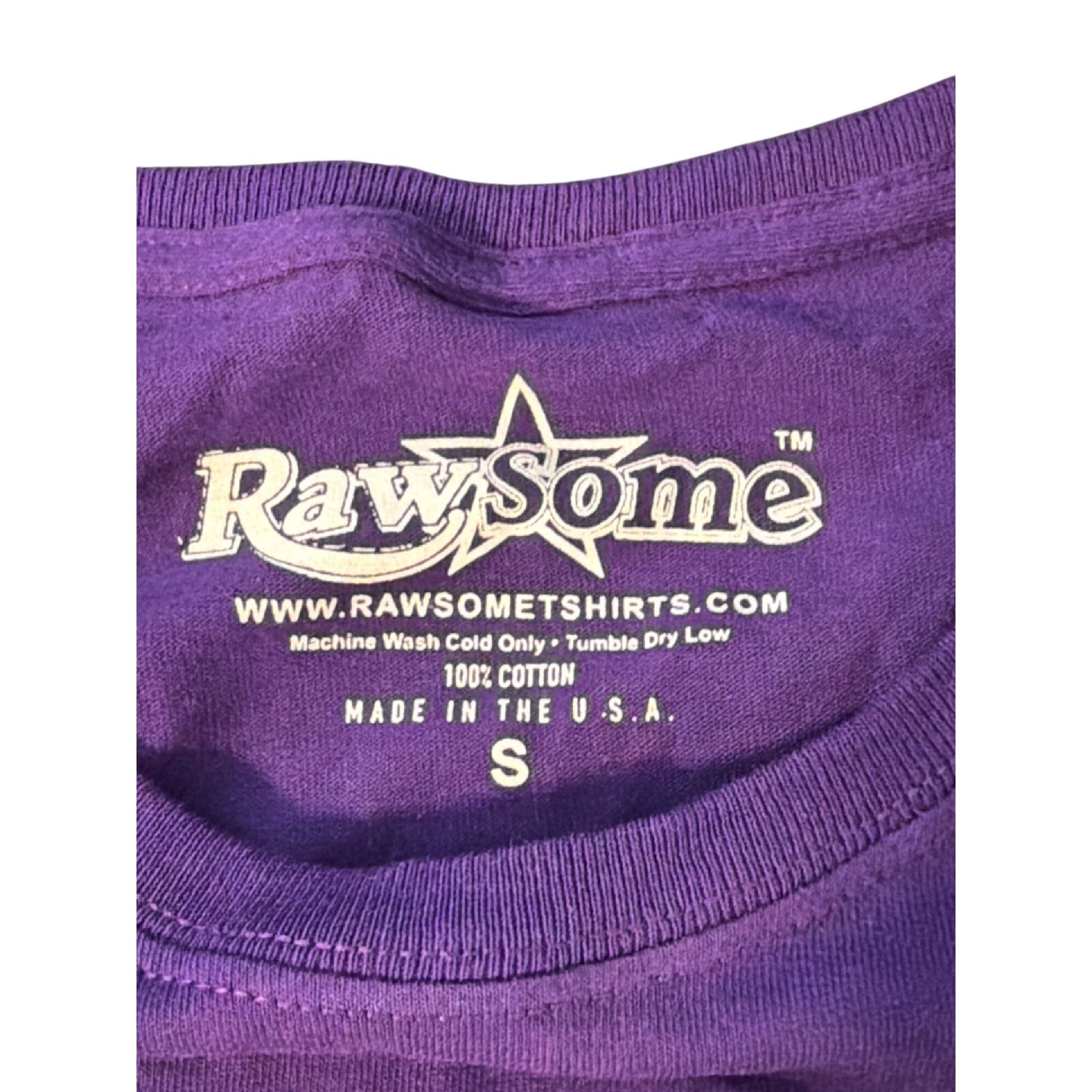 Other Minnesota Football Rawsome Graphic Shirt Purple Yellow Short Size S / US 4 / IT 40 - 4 Thumbnail