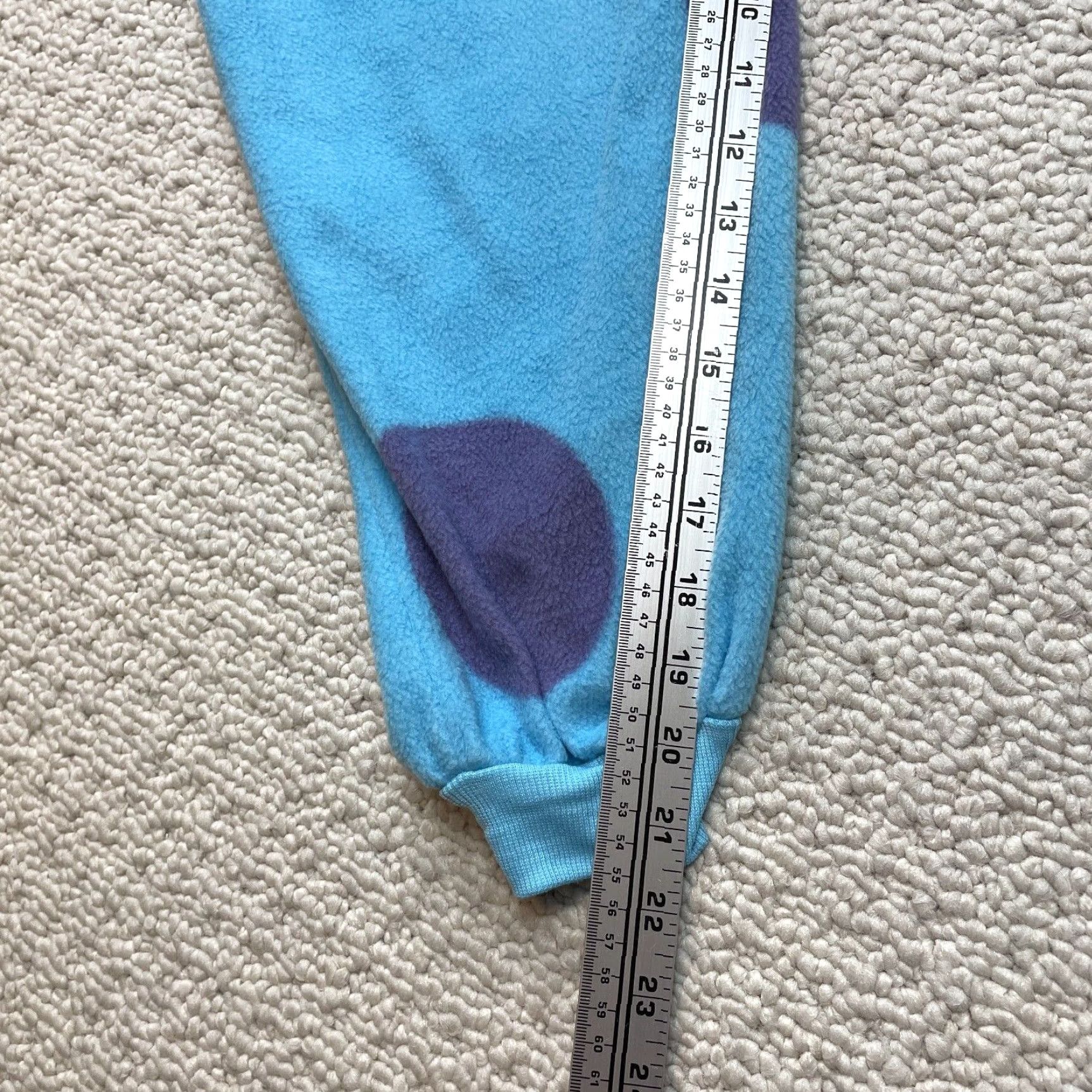 Vintage Sweetxin Plush Character PJ One Piece Hooded Blue Dinosaur Size Large New NWT Size ONE SIZE - 4 Thumbnail