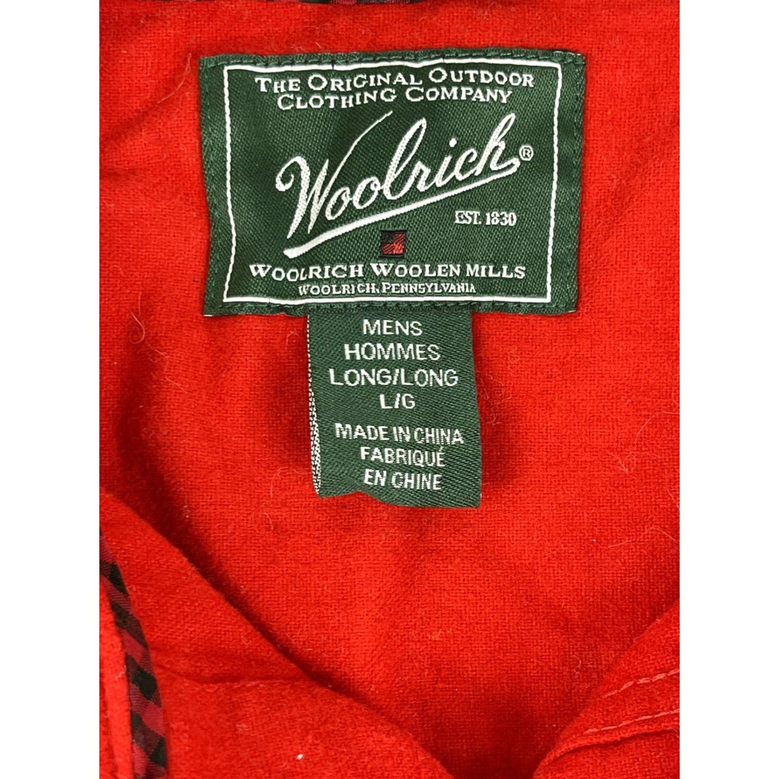 Vintage VINTAGE Woolrich Sportsman Button-Up Shirt Chamois Flannel Mens L Red Cotton Cotton Flannel All Seasons Pockets 90s USA Shirt Mens Size US L / EU 52-54 / 3 - 2 Thumbnail
