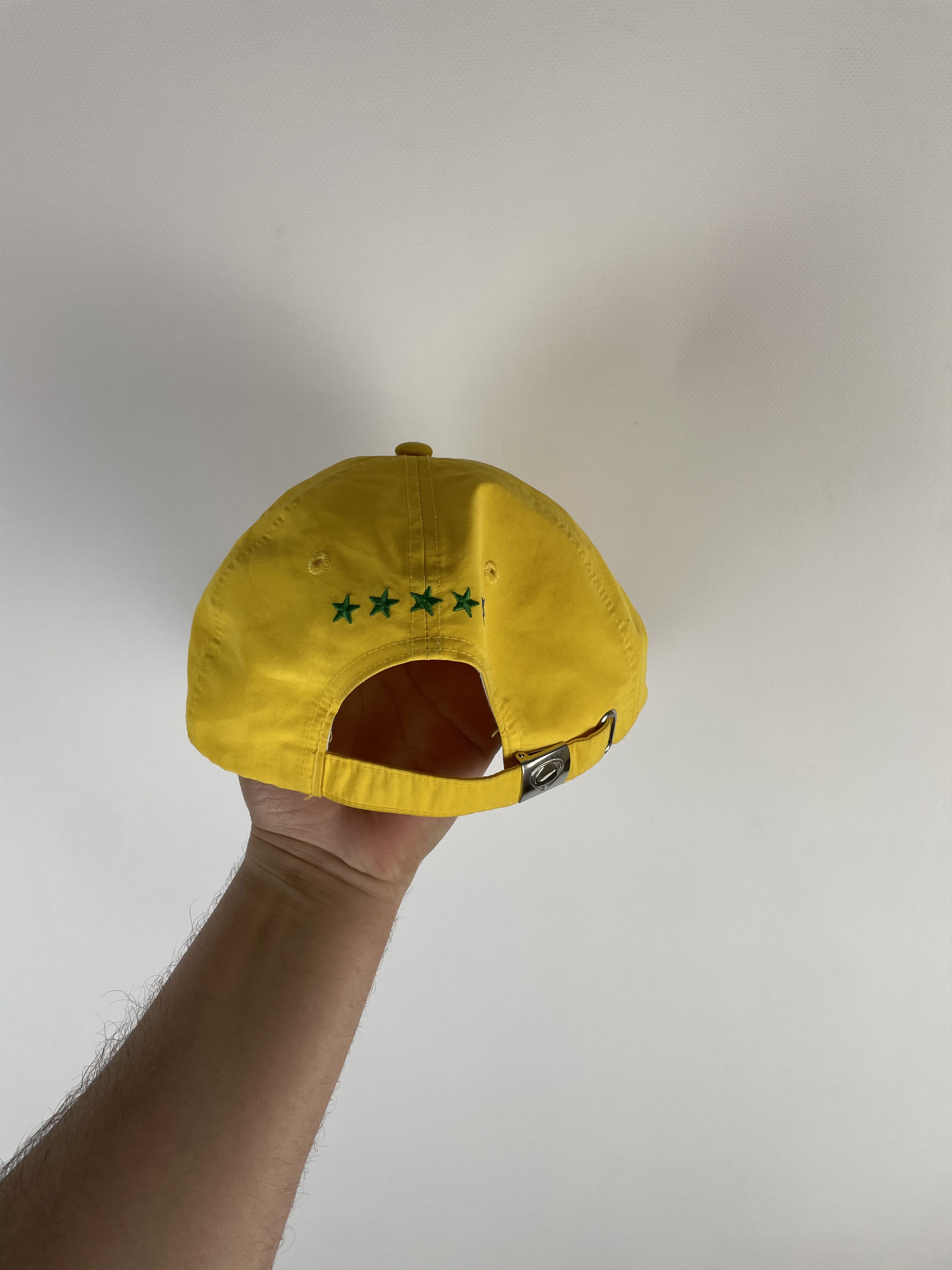 Nike Vintage Nike Brazil Cap Soccer Blokecore Football Y2K 90s Size ONE SIZE - 4 Thumbnail