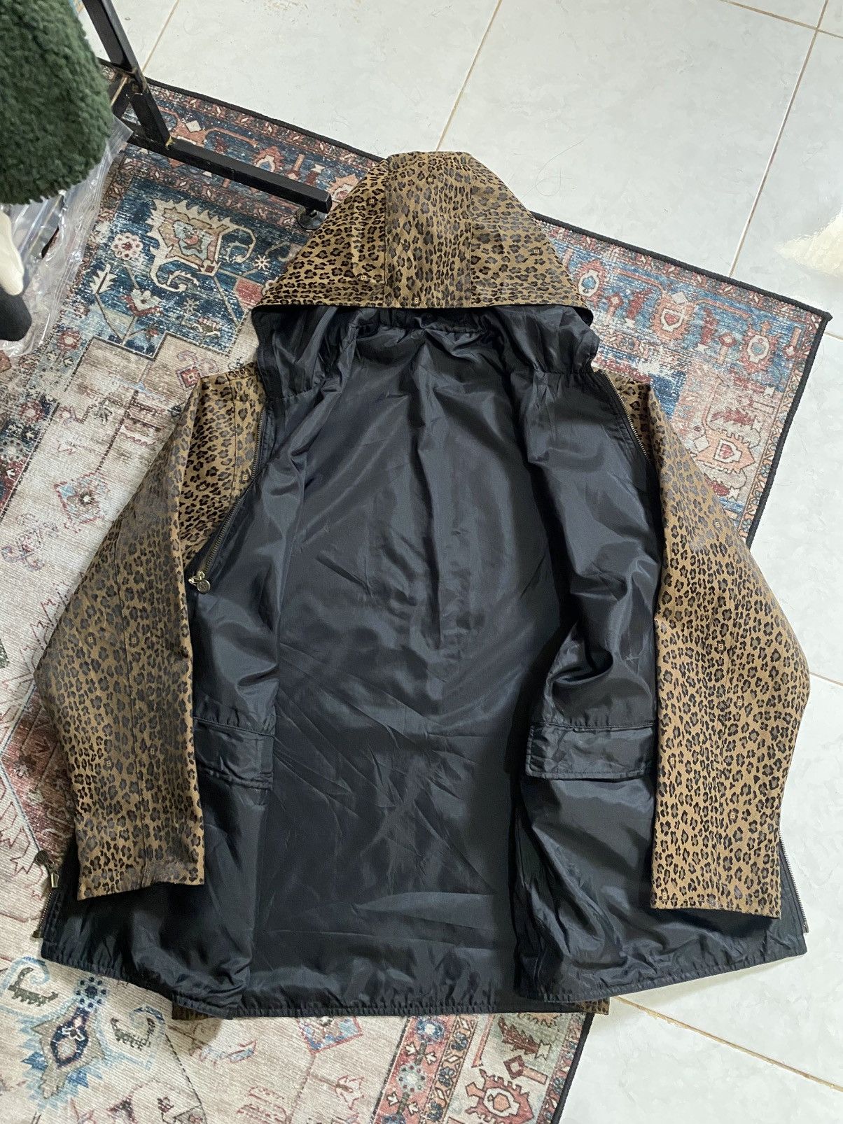 Fendi Vintage Fendi Reversible Leopard monogram black Jacket Size US L / EU 52-54 / 3 - 8 Thumbnail