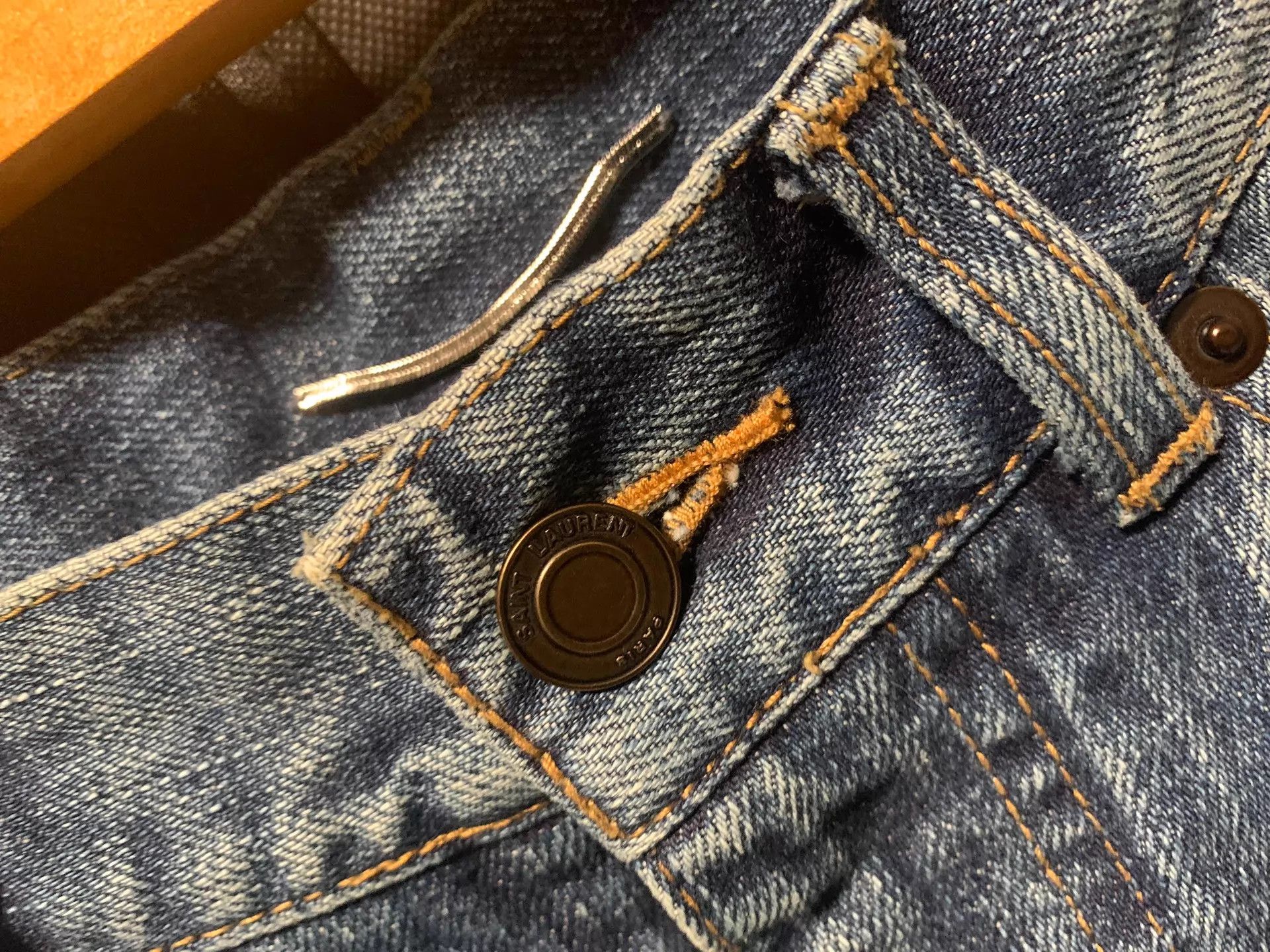 Saint Laurent Paris Saint Laurent d02 Ripped Jeans W29/W30 Size US 30 / EU 46 - 3 Thumbnail