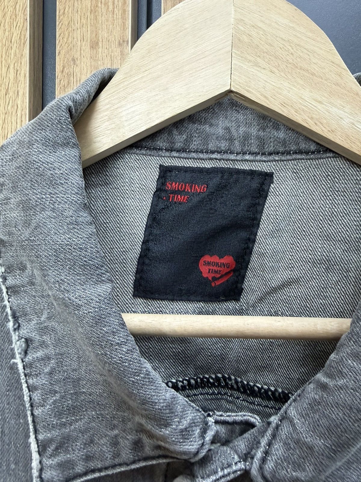 Other Smoking Time Snake Graphic Denim Jacket Size US M / EU 48-50 / 2 - 6 Thumbnail