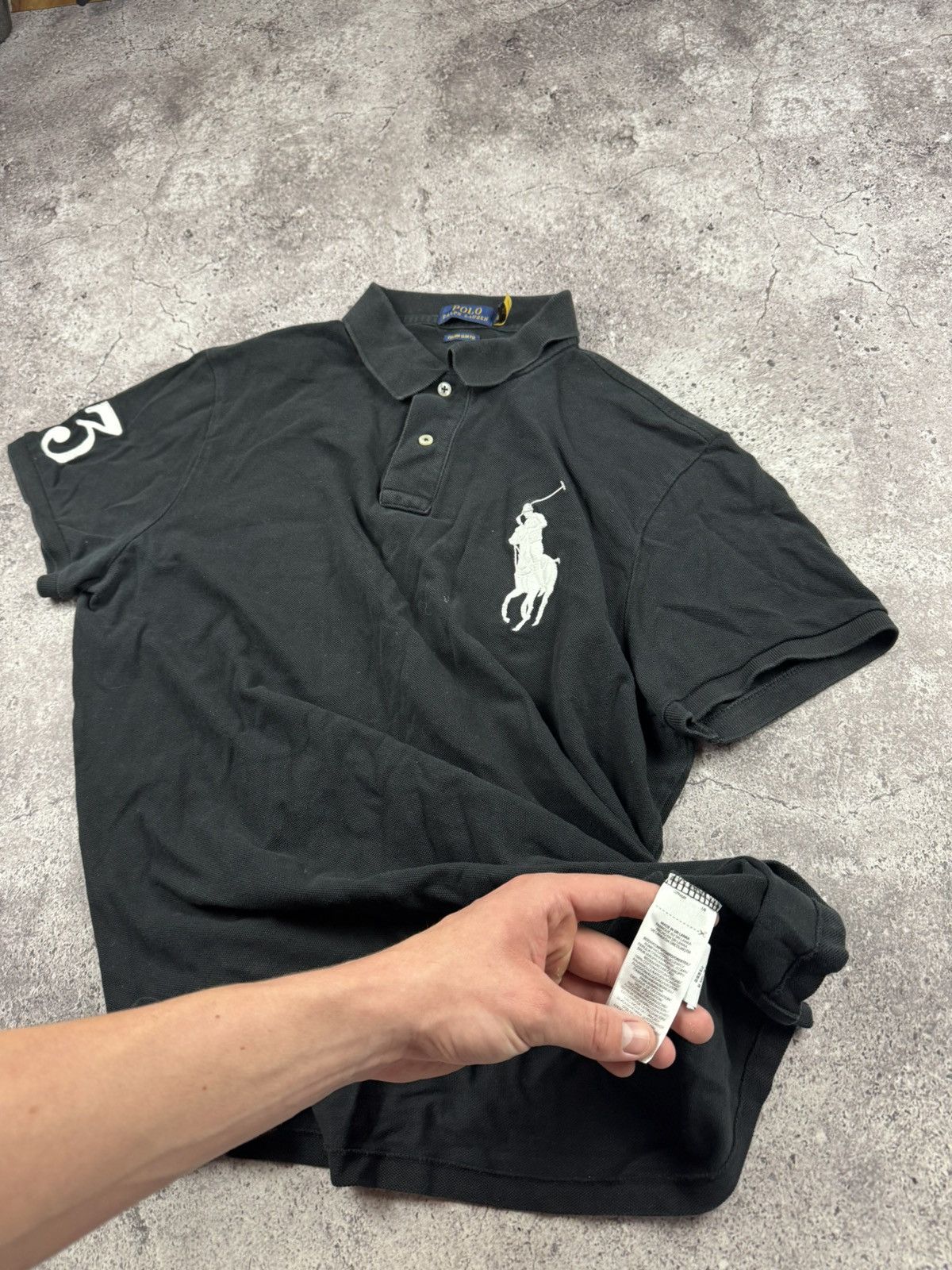 Polo Ralph Lauren Polo Ralph Lauren Big Pony Polo rugby Y2K Black Size US L / EU 52-54 / 3 - 7 Thumbnail