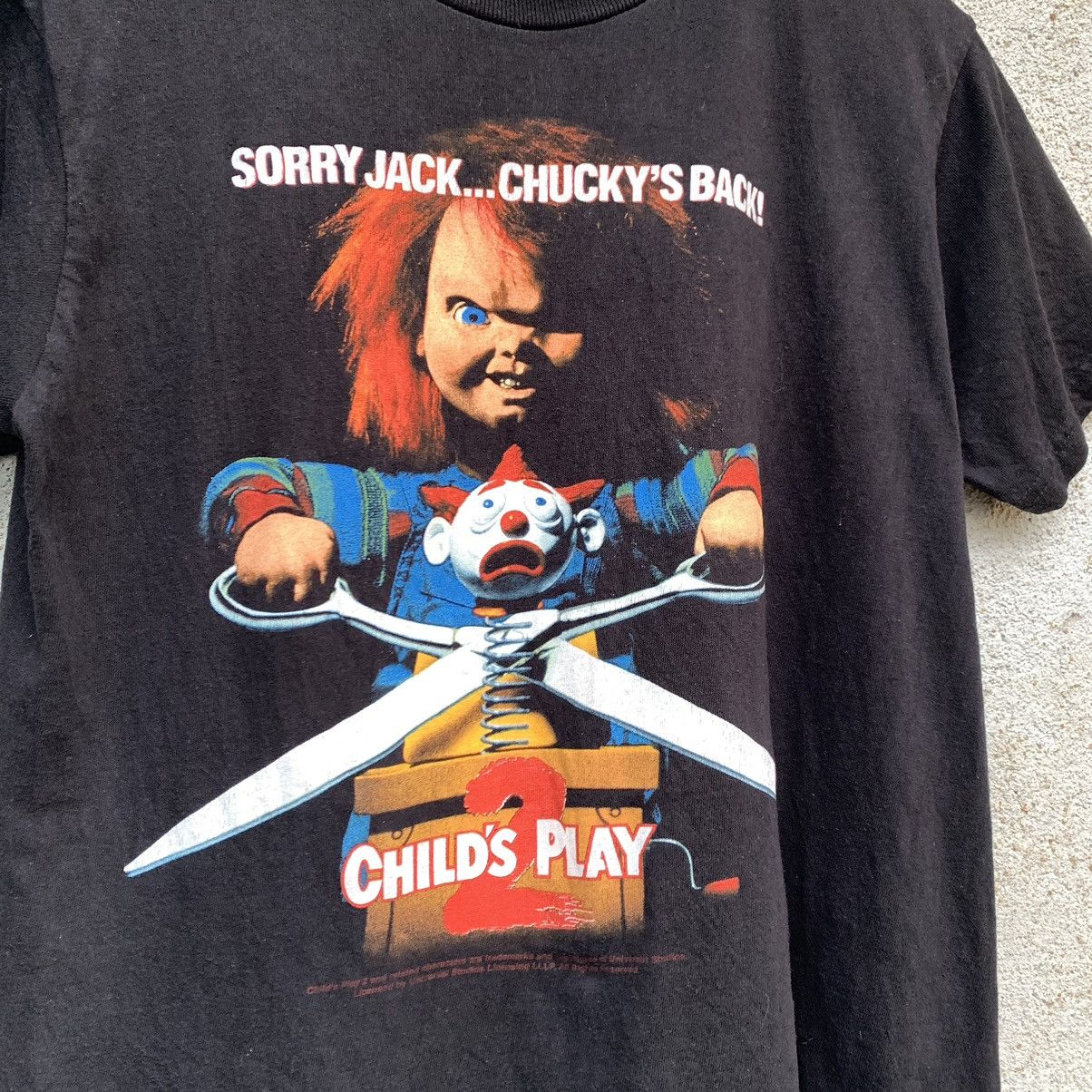 Other Thrashed faded chucky child’s play 2 horror movie tee Size US S / EU 44-46 / 1 - 2 Thumbnail