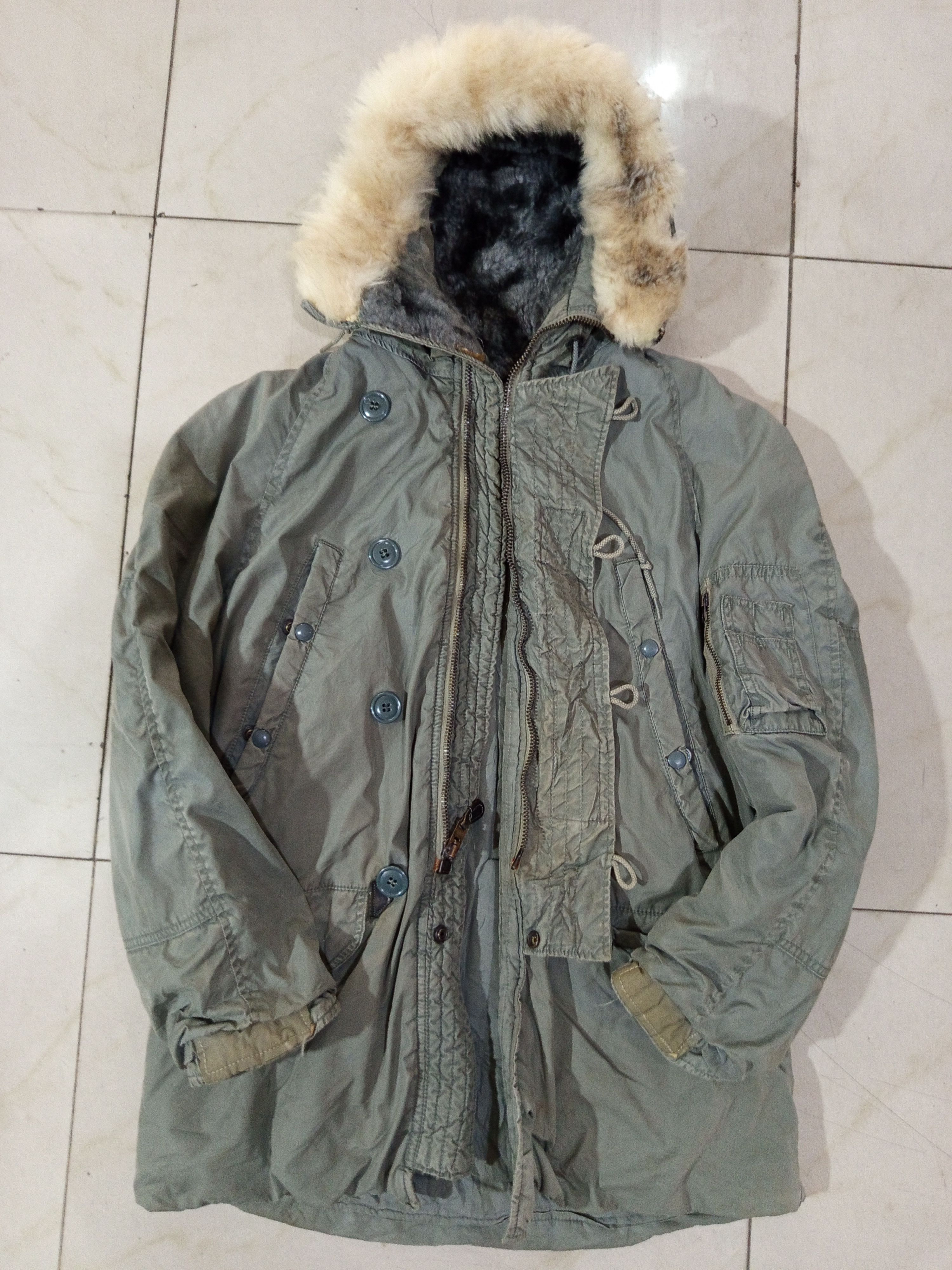 50s USAF N3B Snorkel Parka Military Jacket With Tag Officer