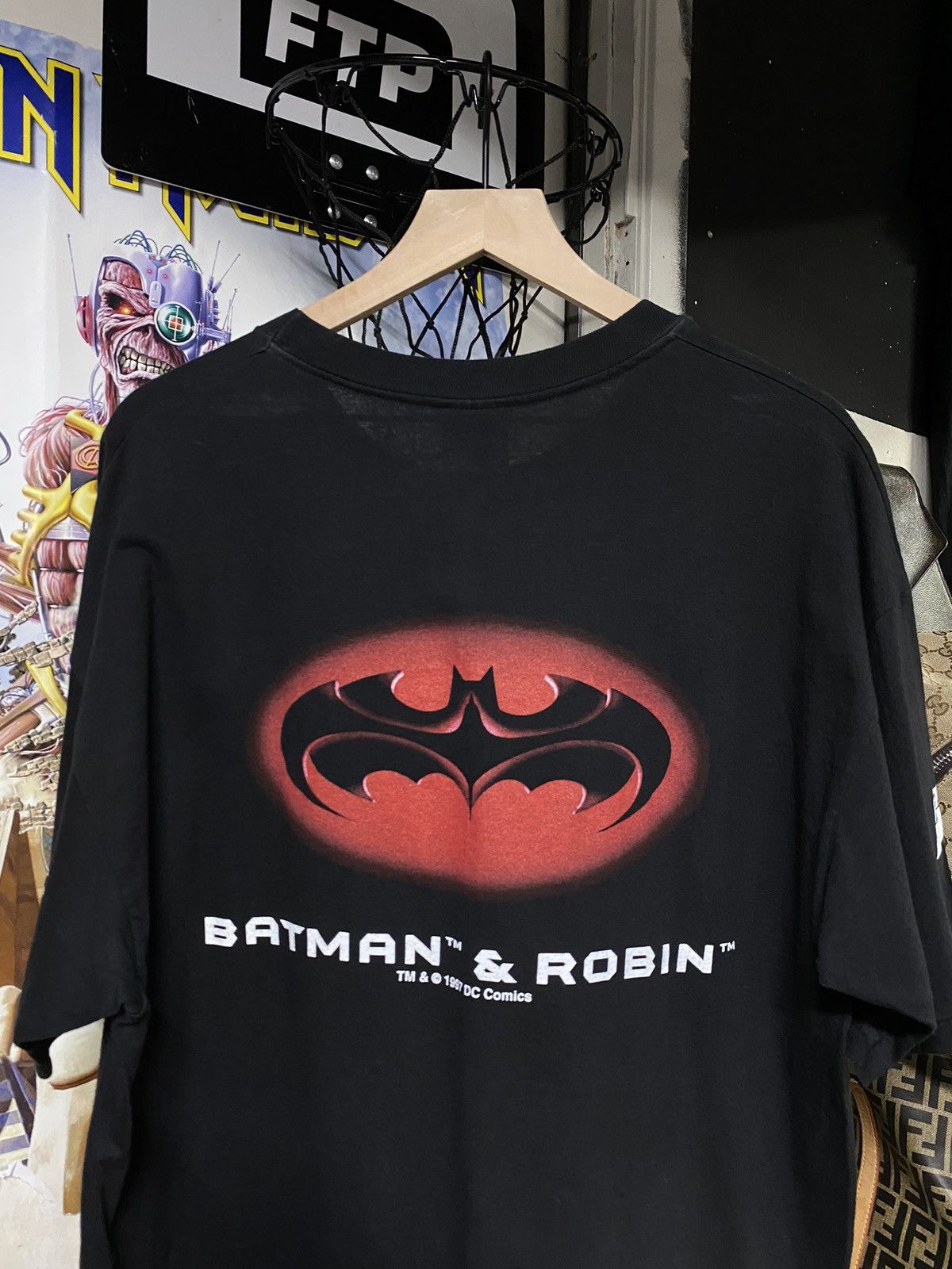DC Comics × Vintage 90’s Vintage Batman & Robin Movie Promo Tee Shirt XLarge Size US XL / EU 56 / 4 - 7 Thumbnail