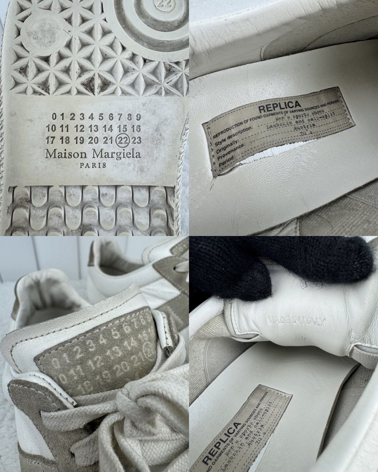 Maison Margiela Maison Margiela replica GAT Sneakers White Size US 9 / EU 42 - 8 Thumbnail