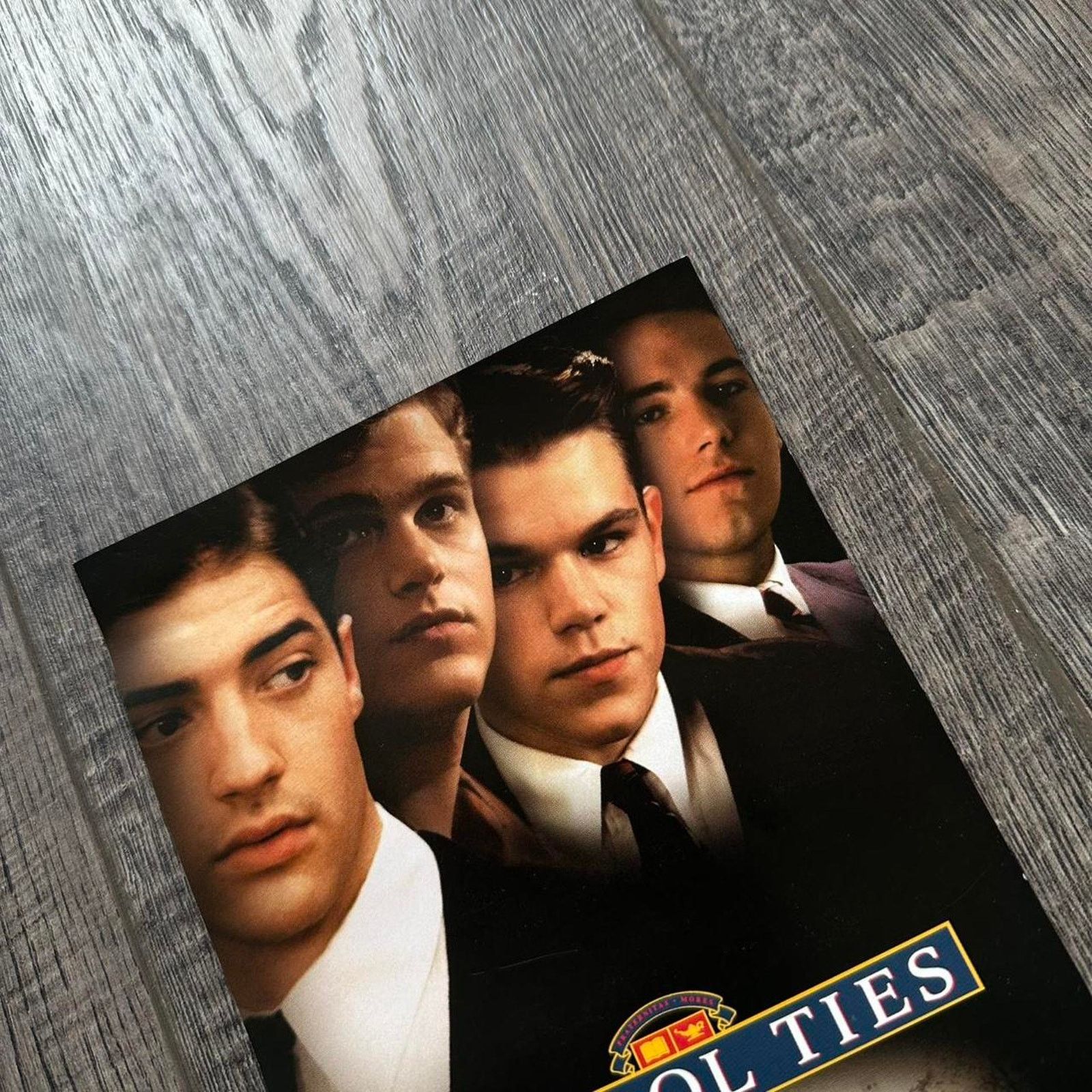 Vintage Vintage 1992 90s School Ties Mini Movie Promo DVD Poster Size ONE SIZE - 2 Thumbnail