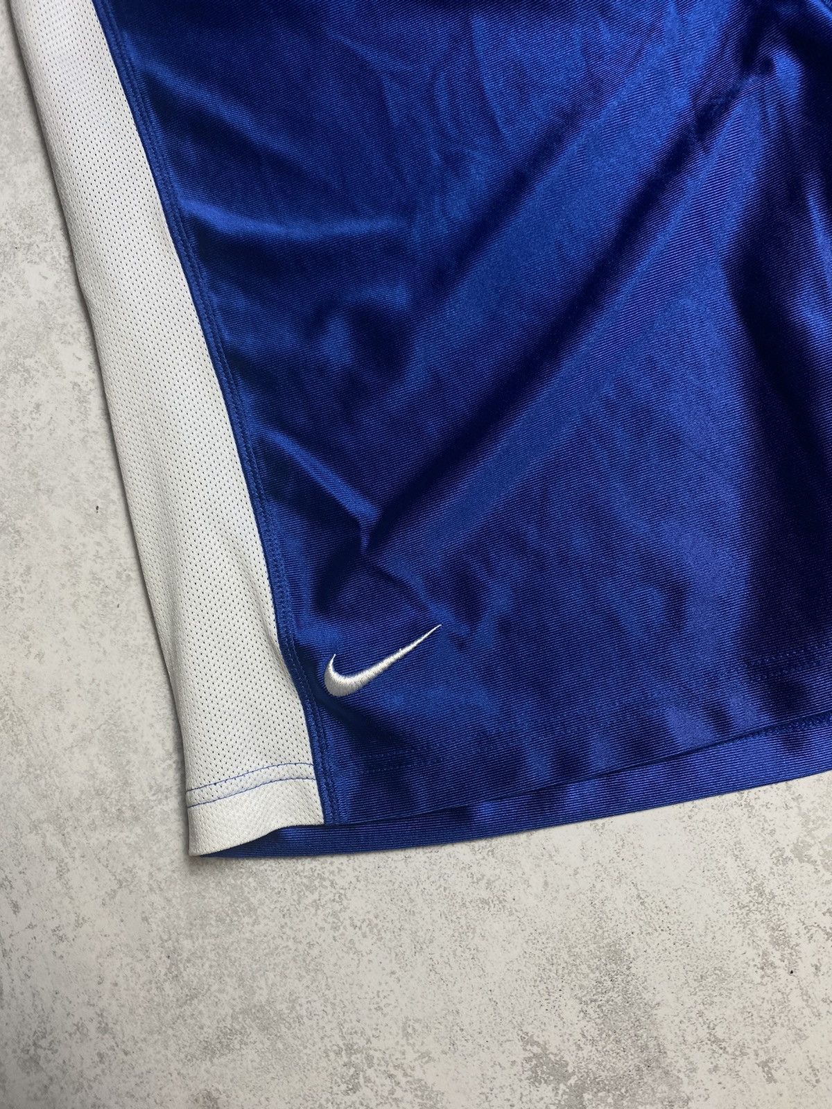 Nike Y2K Nike Blue White Mesh Panel Basketball Sho Size US 36 / EU 52 - 2 Thumbnail