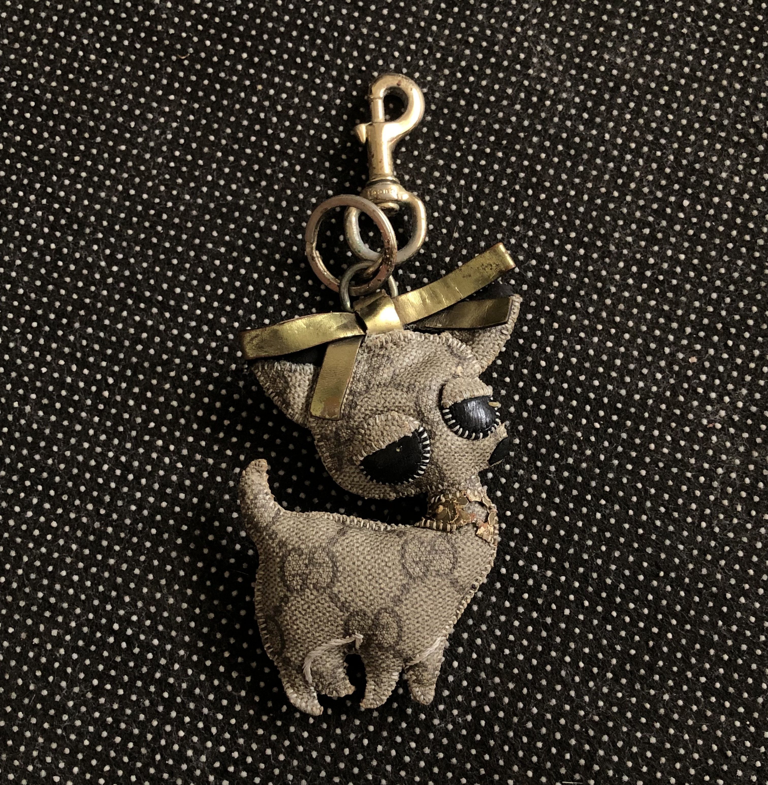Gucci GUCCI GG CHARM CHIHUAHUA DOG KEY RING DISTRESS Size ONE SIZE - 1 Thumbnail