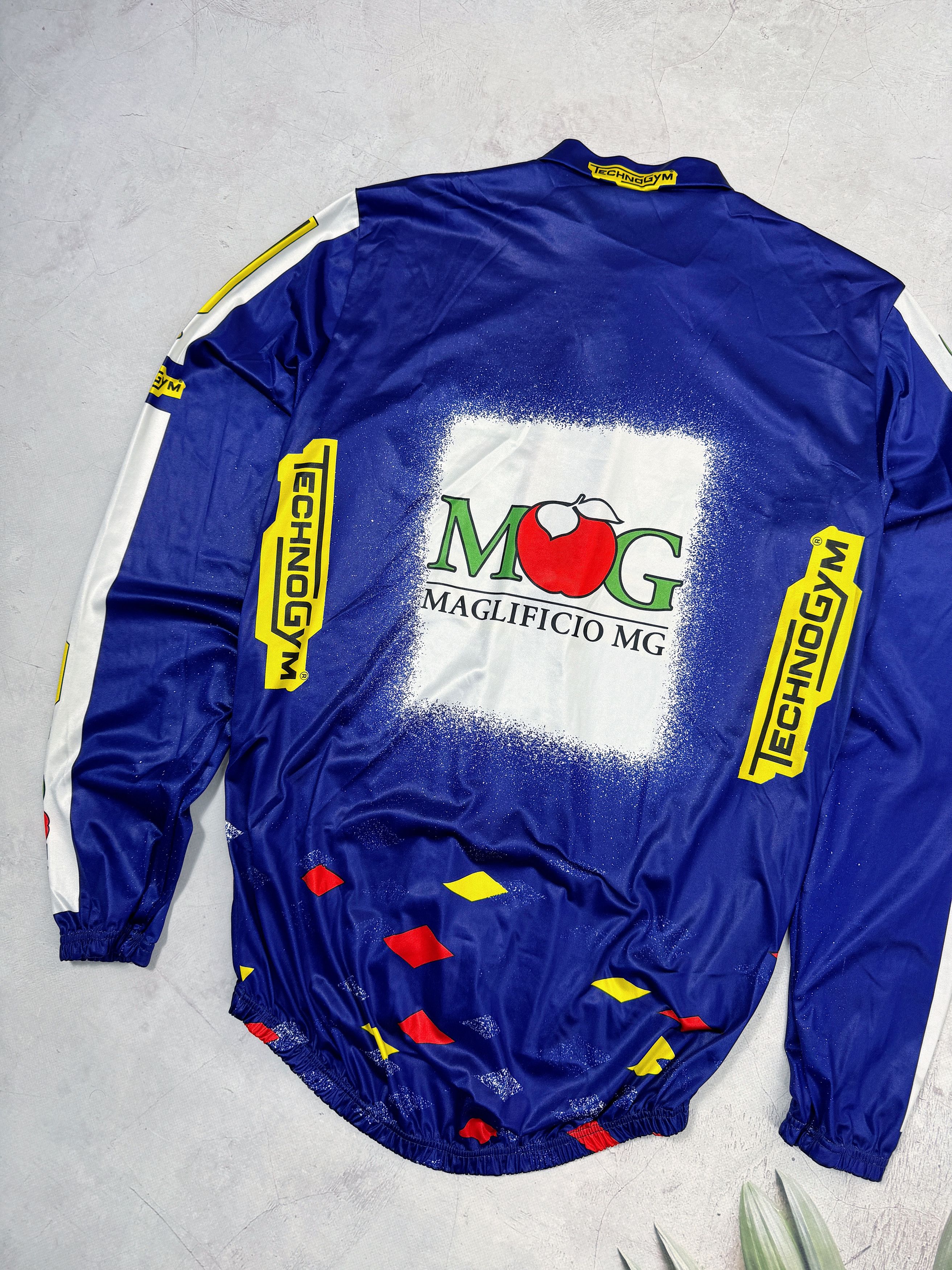 Vintage Vintage Nalini Cycling Jersey MOG TechnoGym Fausto Coppi Size US L / EU 52-54 / 3 - 11 Thumbnail