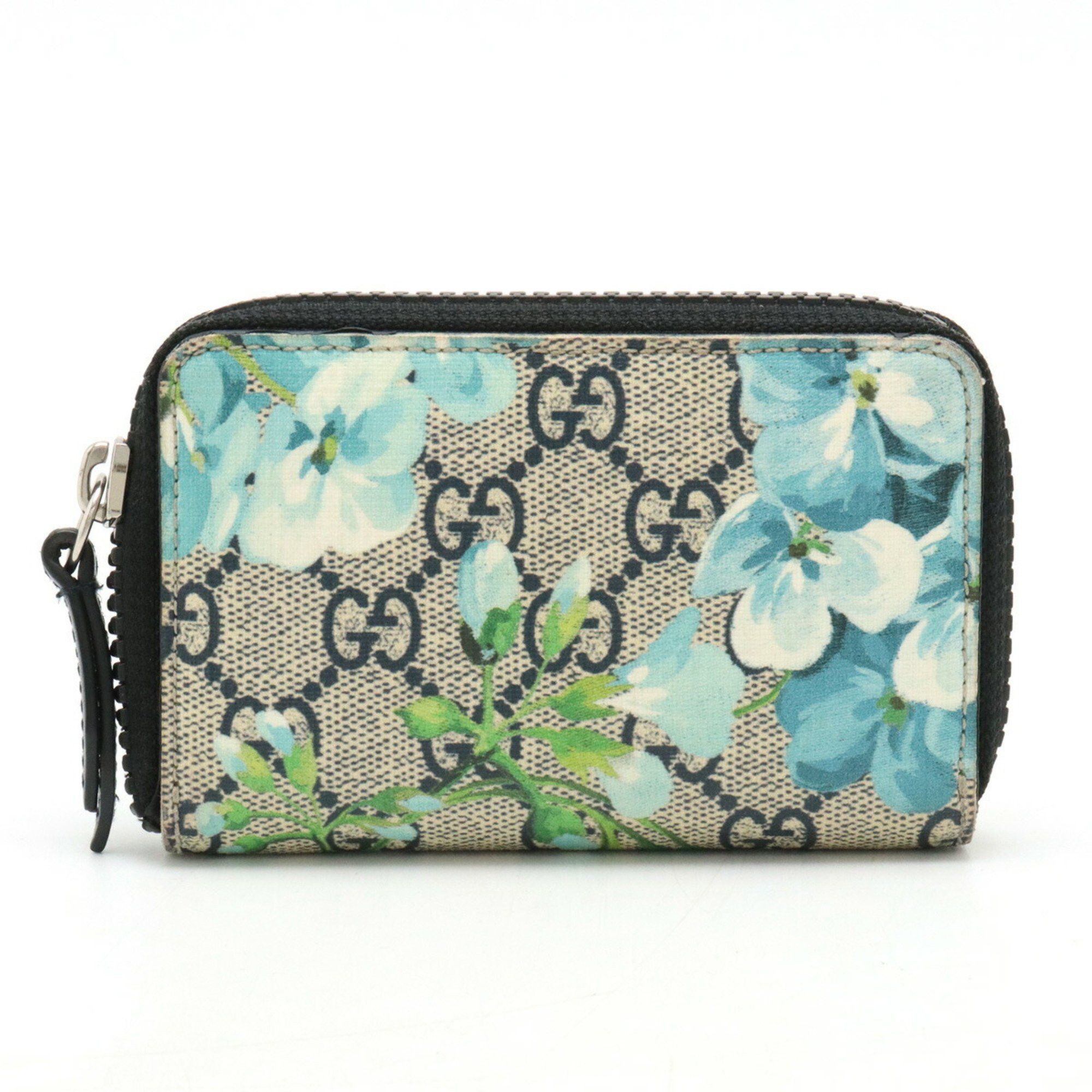 image of Gucci GG Bloom Suprem Wallet in Blue, Women's