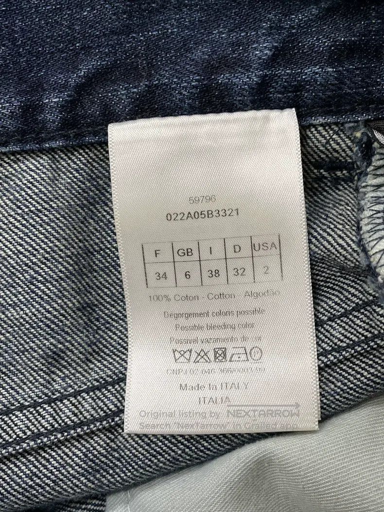 Dior Dior Blue classic wide-leg jeans Size 42" / US 20 - 4 Thumbnail