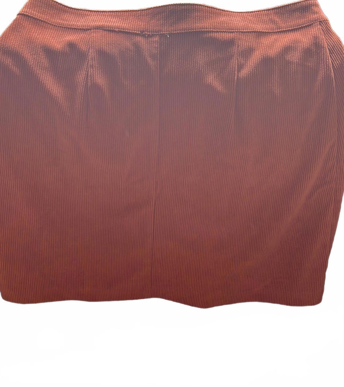 Designer Royal + Reese Rust Orange Corduroy Top - XL Size 40" / US 18 - 3 Thumbnail