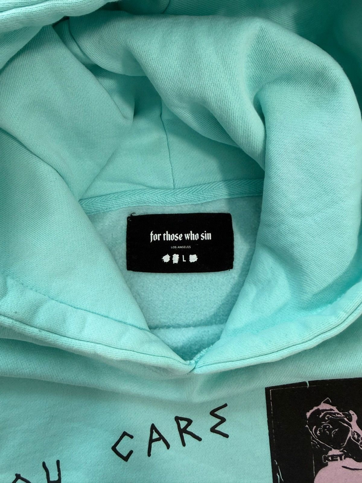 For Those Who Sin FTWS X blackbear Can’t Make You Care Hoodie Size US L / EU 52-54 / 3 - 3 Thumbnail