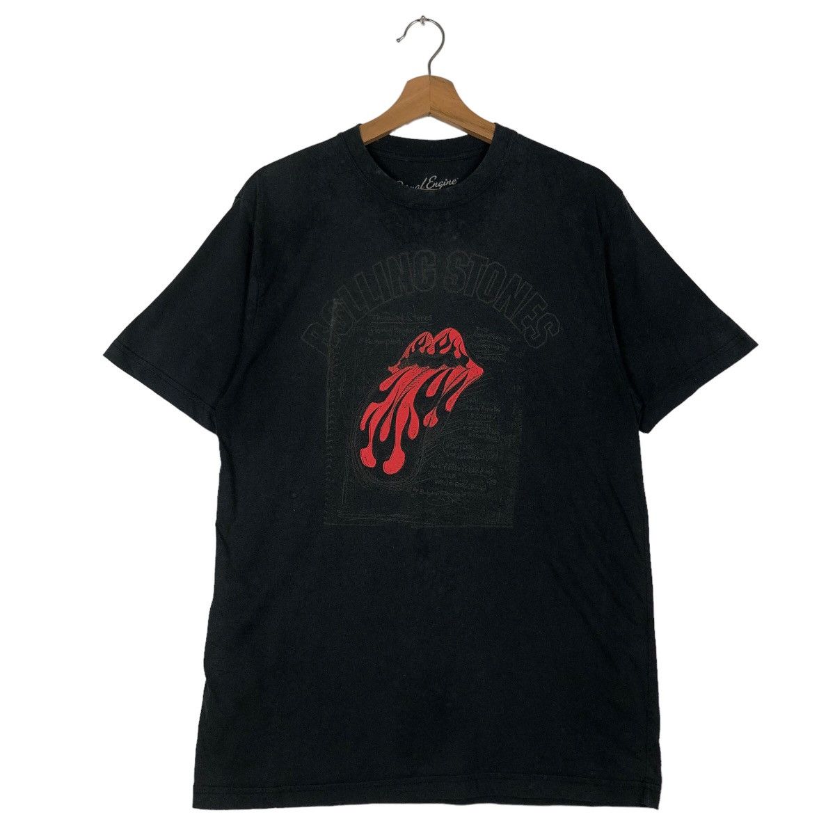 Japanese Brand 🔥Rare Short Sleeve T-Shirt Rolling Stone Big Logo Size US L / EU 52-54 / 3 - 1 Thumbnail