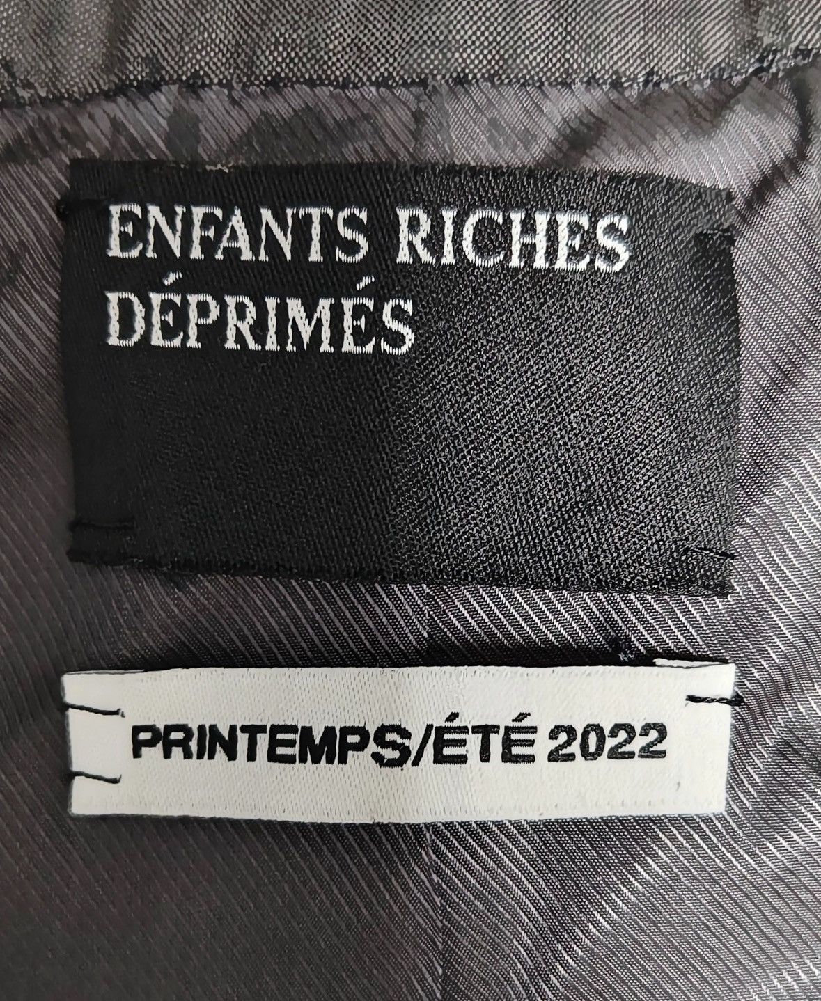 Enfants Riches Deprimes ERD SS22 patch wool blazer jacket Size US L / EU 52-54 / 3 - 4 Thumbnail