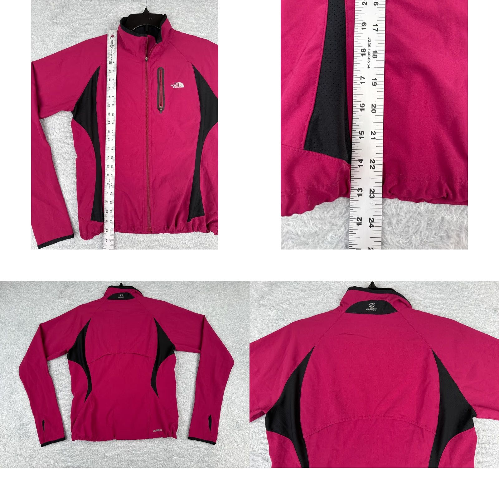 The North Face The North Face Jacket Women Medium Pink Full Zip TNF Apex 100% Polyester Pockets Size M / US 6-8 / IT 42-44 - 9 Thumbnail