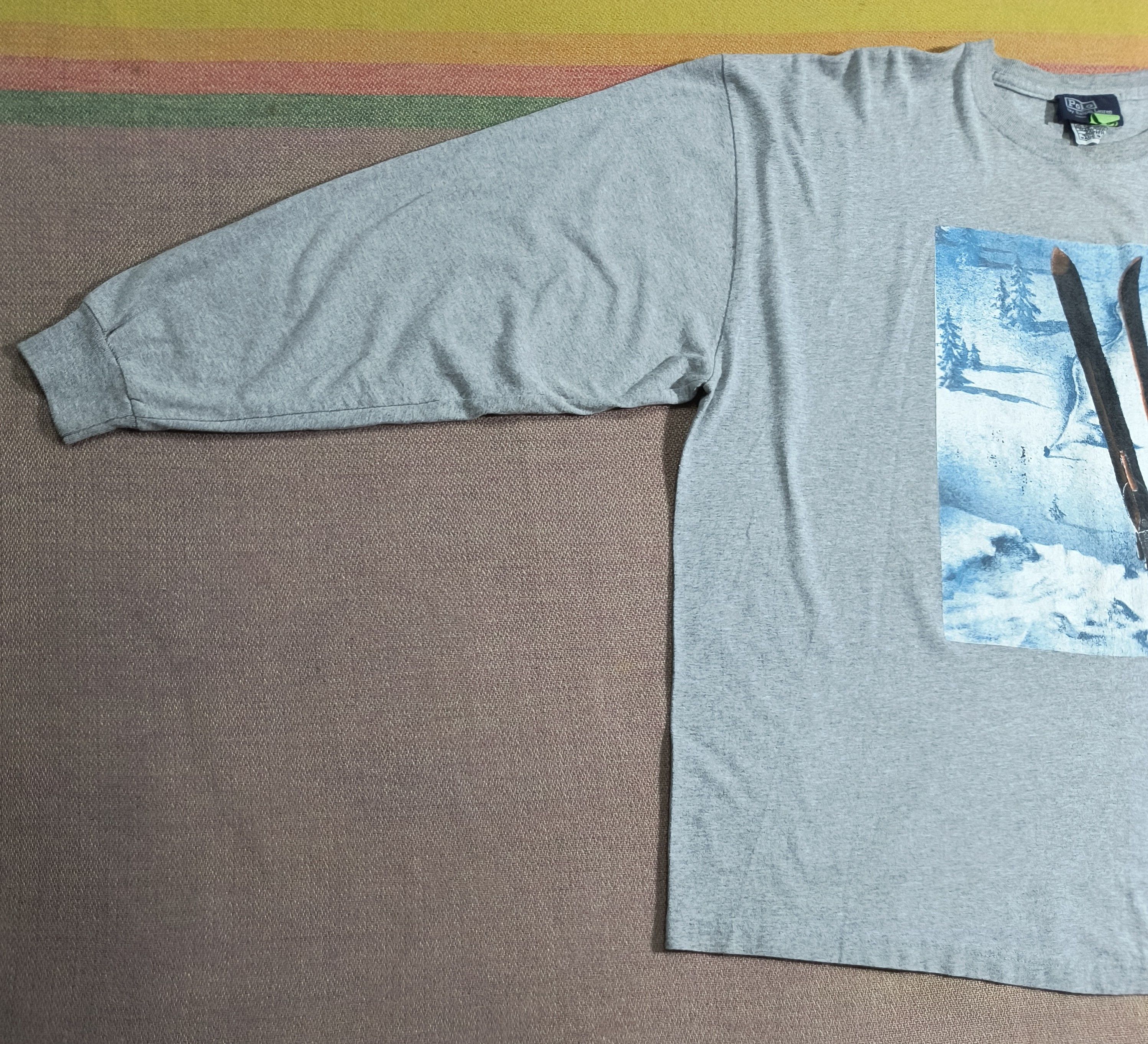 Polo Ralph Lauren OG vintage Polo Ralph Lauren winter sports 90s LS tee Size US XXL / EU 58 / 5 - 3 Thumbnail