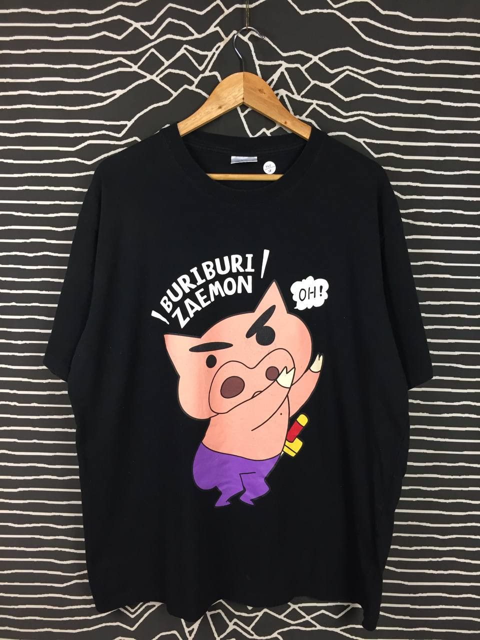 Anime × Japanese Brand × Vintage Vtg Crayon Shin Chan Buriburi Zaemon Anime Manga Cartoon Tee Size US XL / EU 56 / 4 - 2 Thumbnail