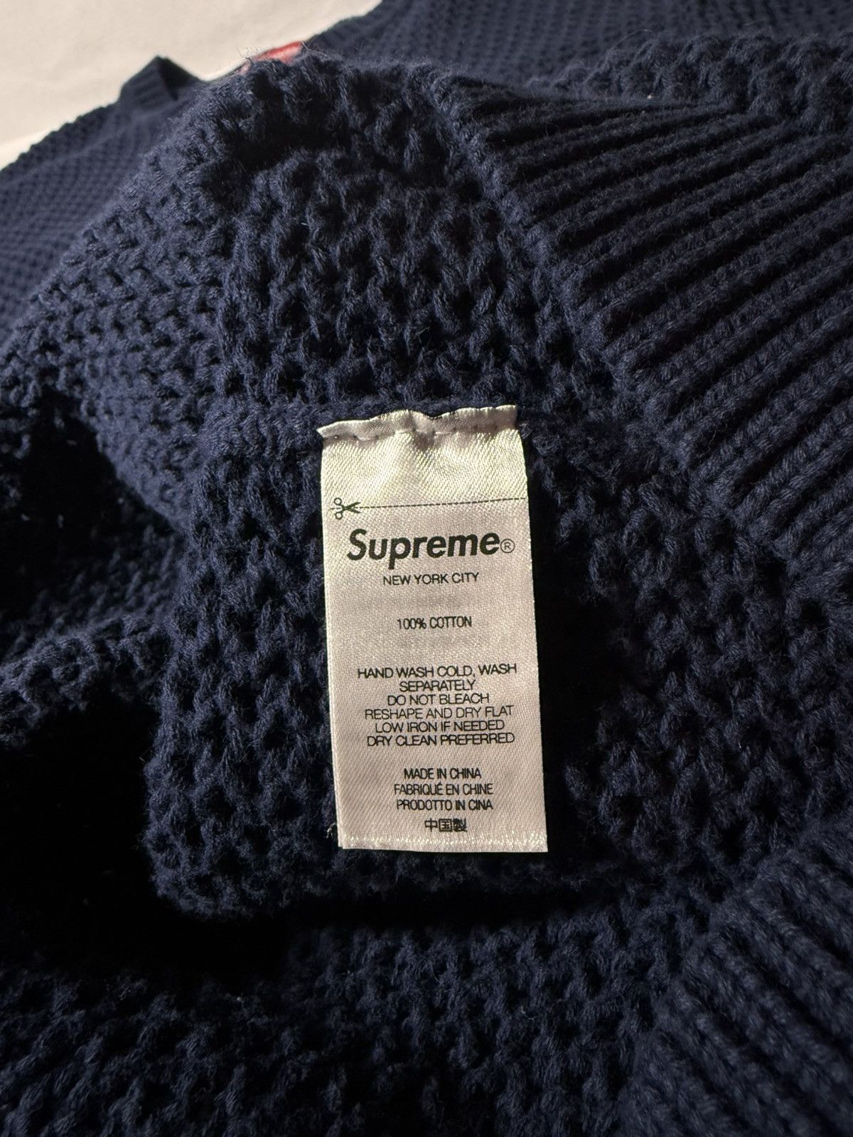Supreme Supreme open knit sweater ss18 size L Size US L / EU 52-54 / 3 - 7 Thumbnail