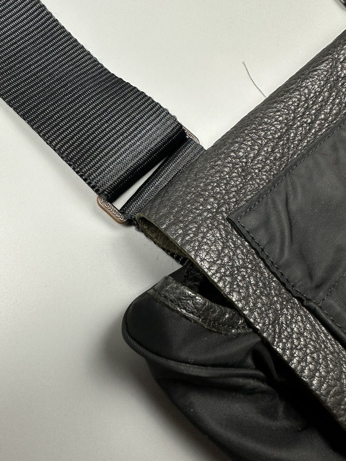 Y's × Yohji Yamamoto Y’saccs Yohji Yamamoto Leather Shoulder/Sling Bag Size ONE SIZE - 9 Thumbnail