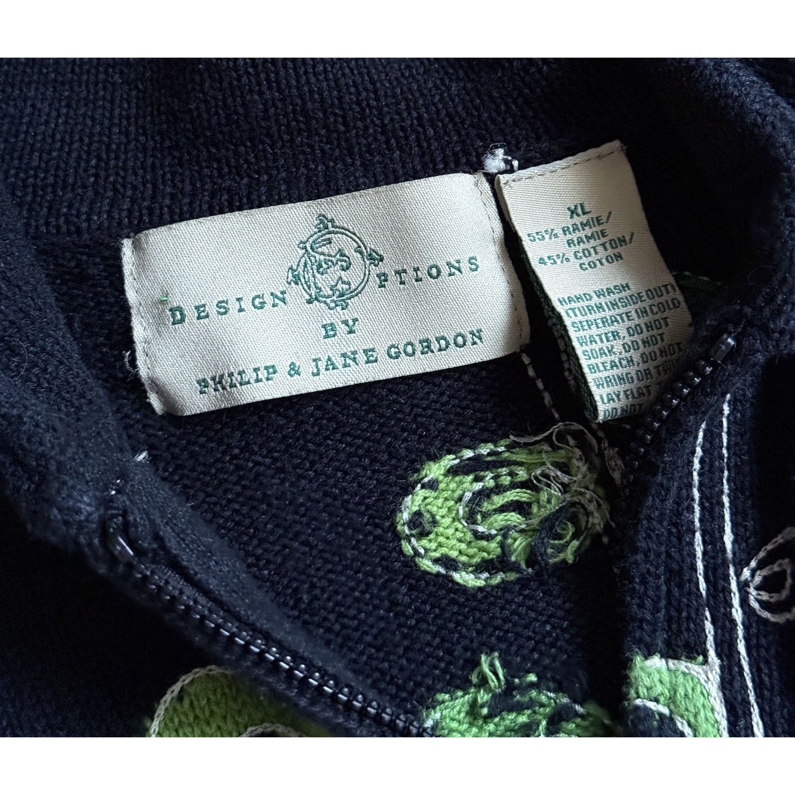 The Unbranded Brand VTG Design Options Phillip Jane Gordon Cardigan Sweater XL Size XL / US 12-14 / IT 48-50 - 3 Thumbnail