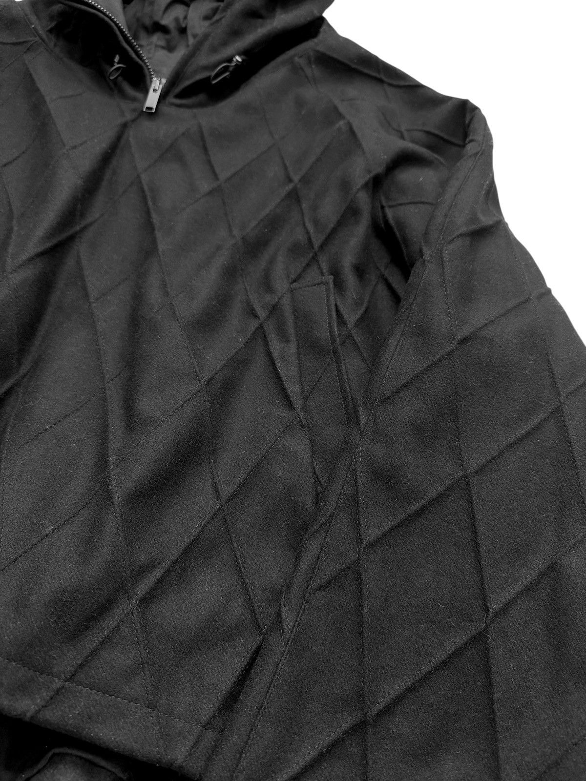 424 Crossed Wool Cropped Anorak Jacket Size US M / EU 48-50 / 2 - 3 Thumbnail