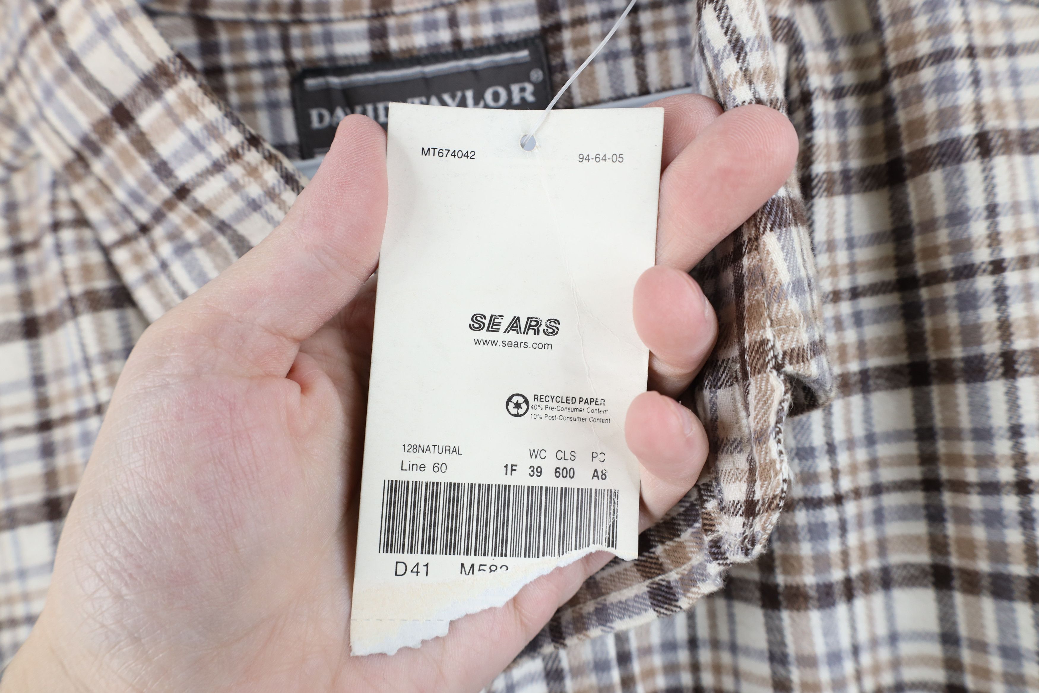 Vintage Deadstock Vintage 90s Streetwear Button Down Shirt Plaid Size US XL / EU 56 / 4 - 5 Thumbnail
