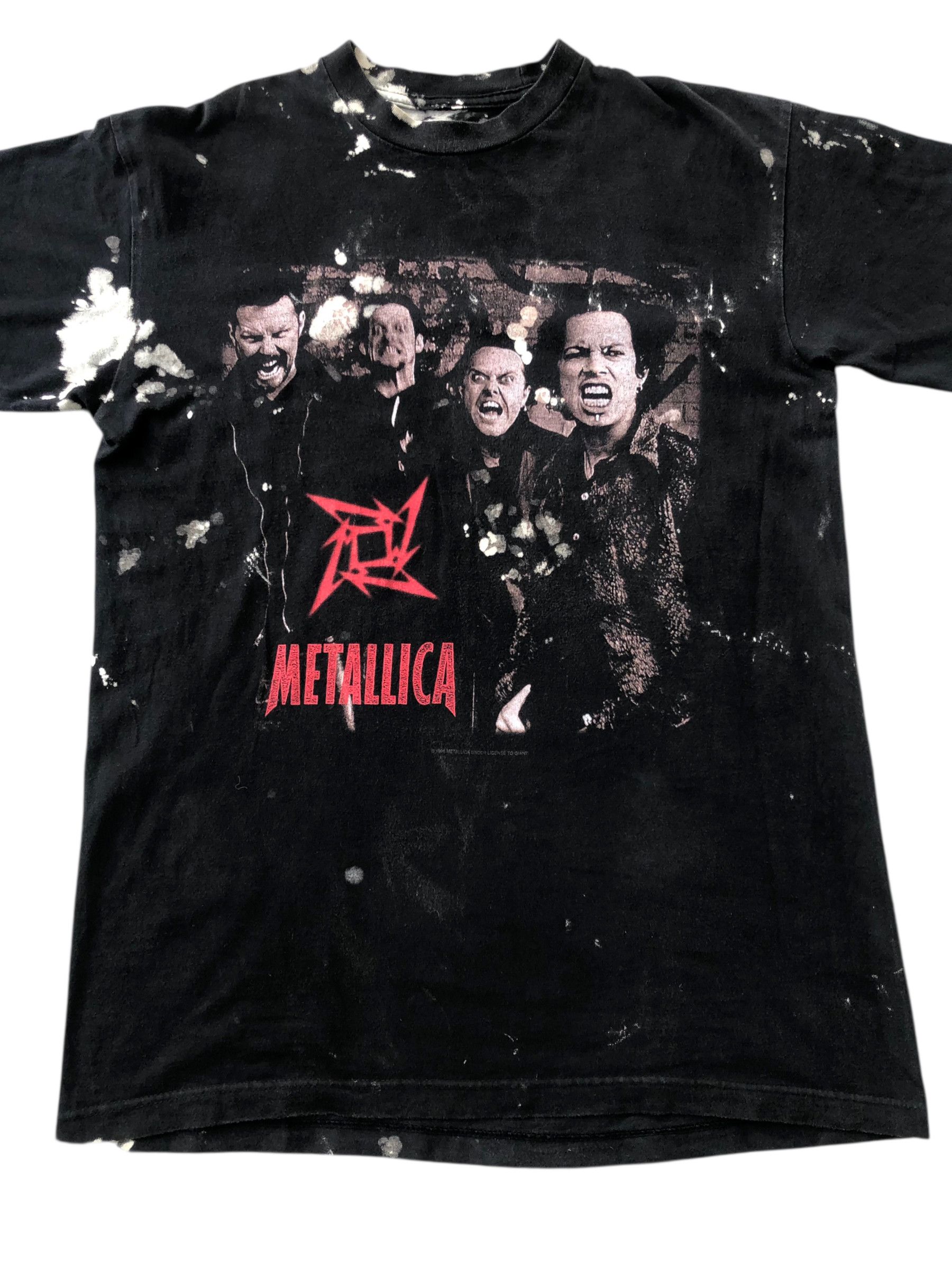 Band Tees 🔥Vintage 96' METALLICA Acid Wash Band T-Shirt Load Tour Size US XL / EU 56 / 4 - 3 Thumbnail