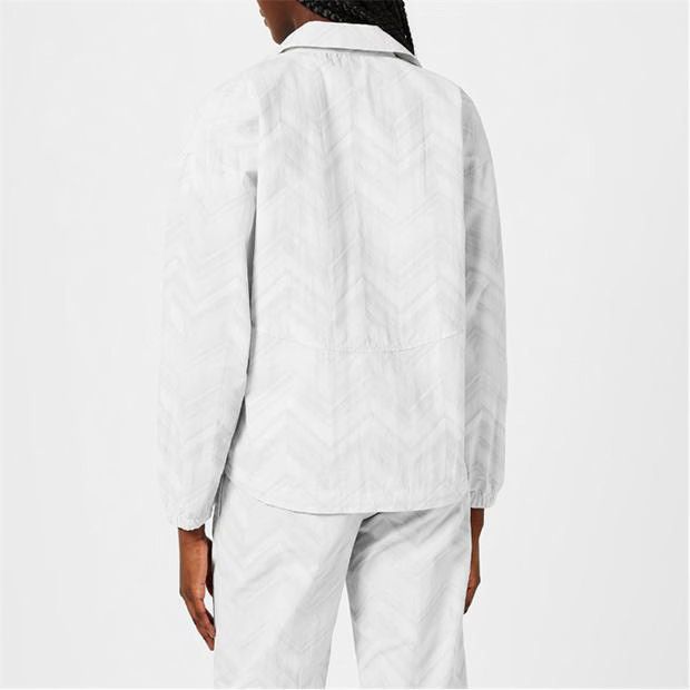 Missoni o1g2r1mq1124 Logo Embroidered Jacket in White Size S / US 4 / IT 40 - 5 Thumbnail