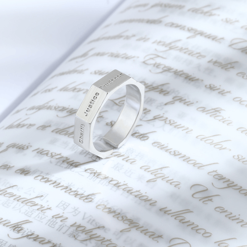 Jewelry Matchless Jewelry Rings Open Size Chrome Ring (Size 7-13) Size ONE SIZE - 4 Thumbnail