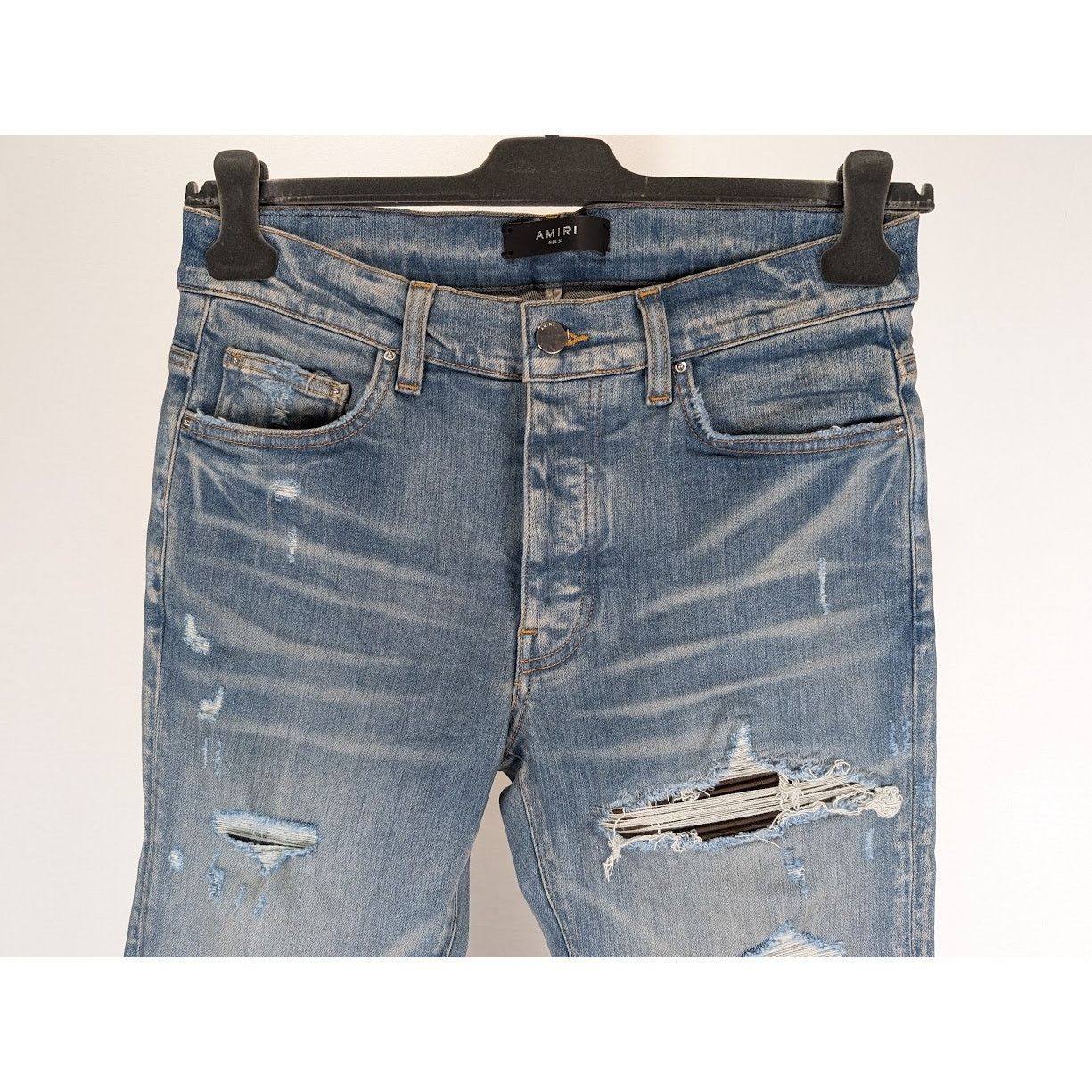Amiri o1rshd1 Ultra Suede MX1 Jeans in Clay Indigo 31 Size US 31 - 11 Thumbnail