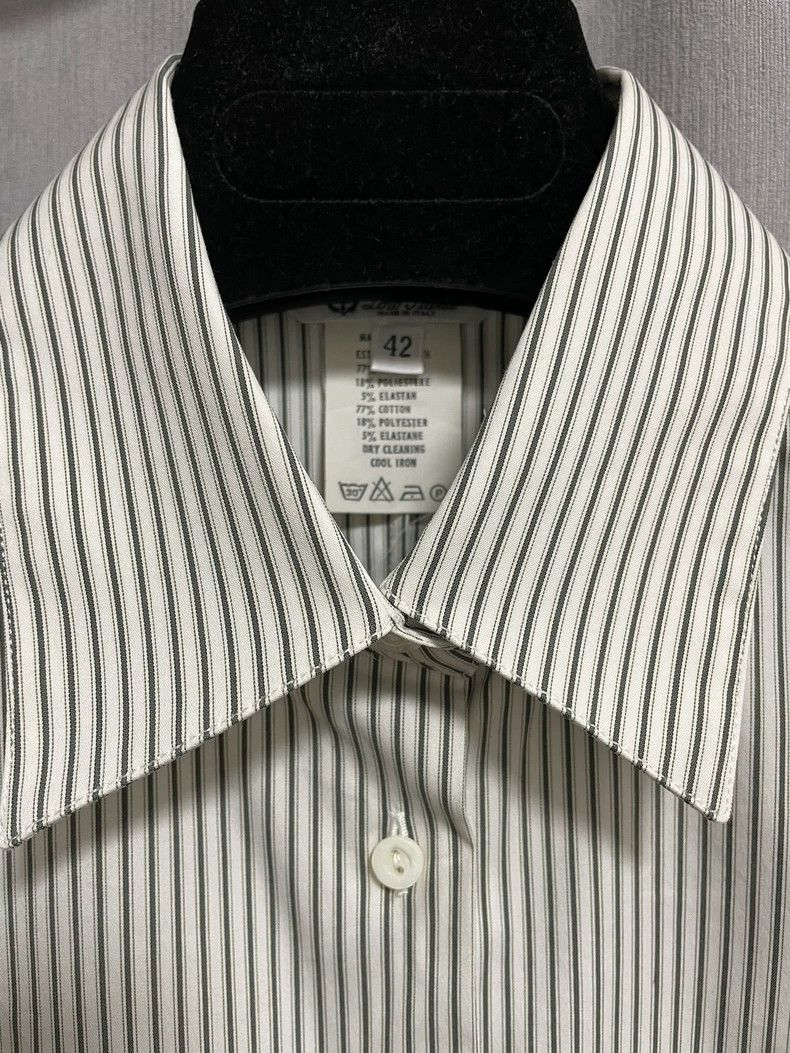 Loro Piana Loro piana Cotton striped business shirt 2506-Nextarrow Size M / US 6-8 / IT 42-44 - 2 Thumbnail