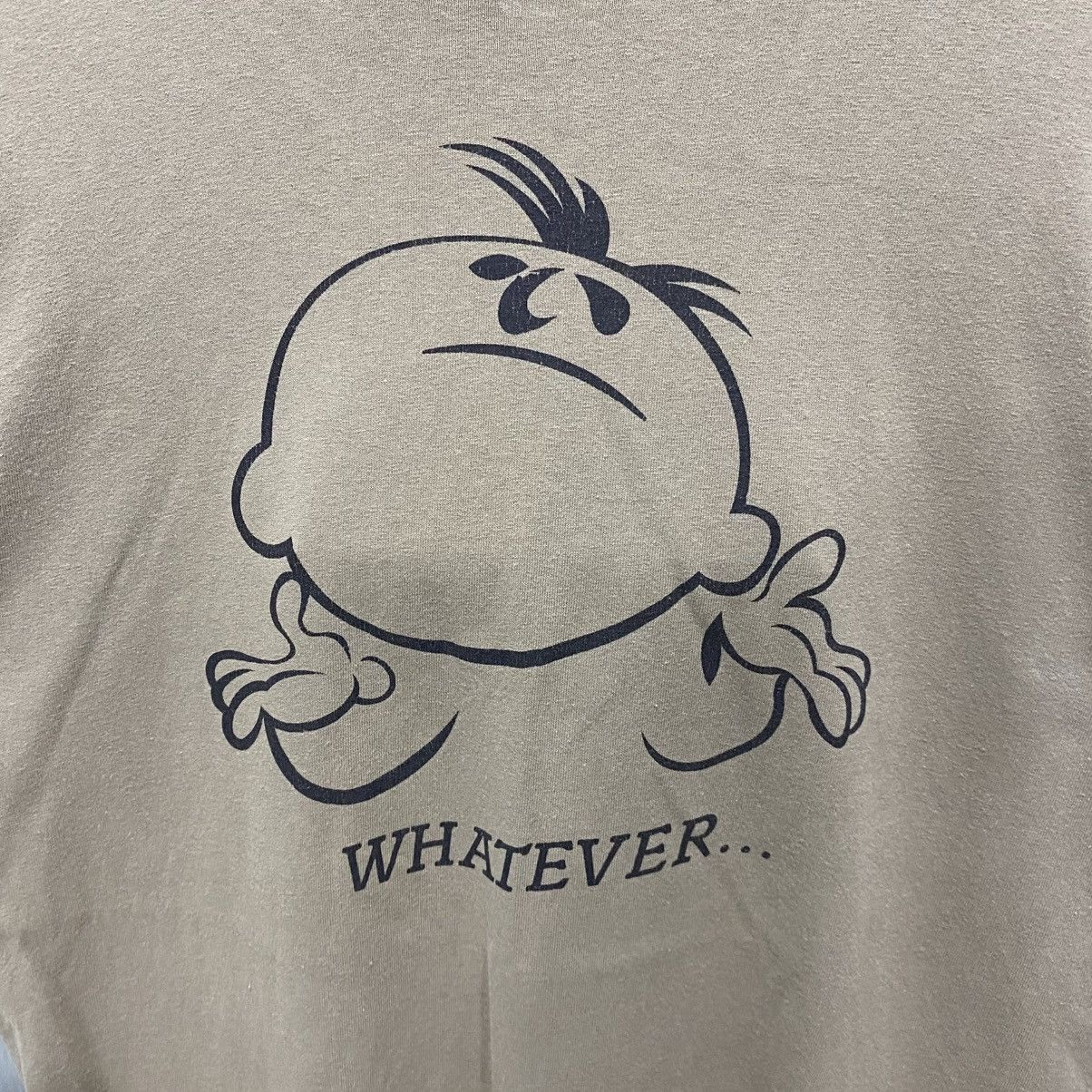 Vintage Vintage 00s Lemon Head “Whatever” Shrug Funny Graphic TShirt Size US M / EU 48-50 / 2 - 5 Thumbnail