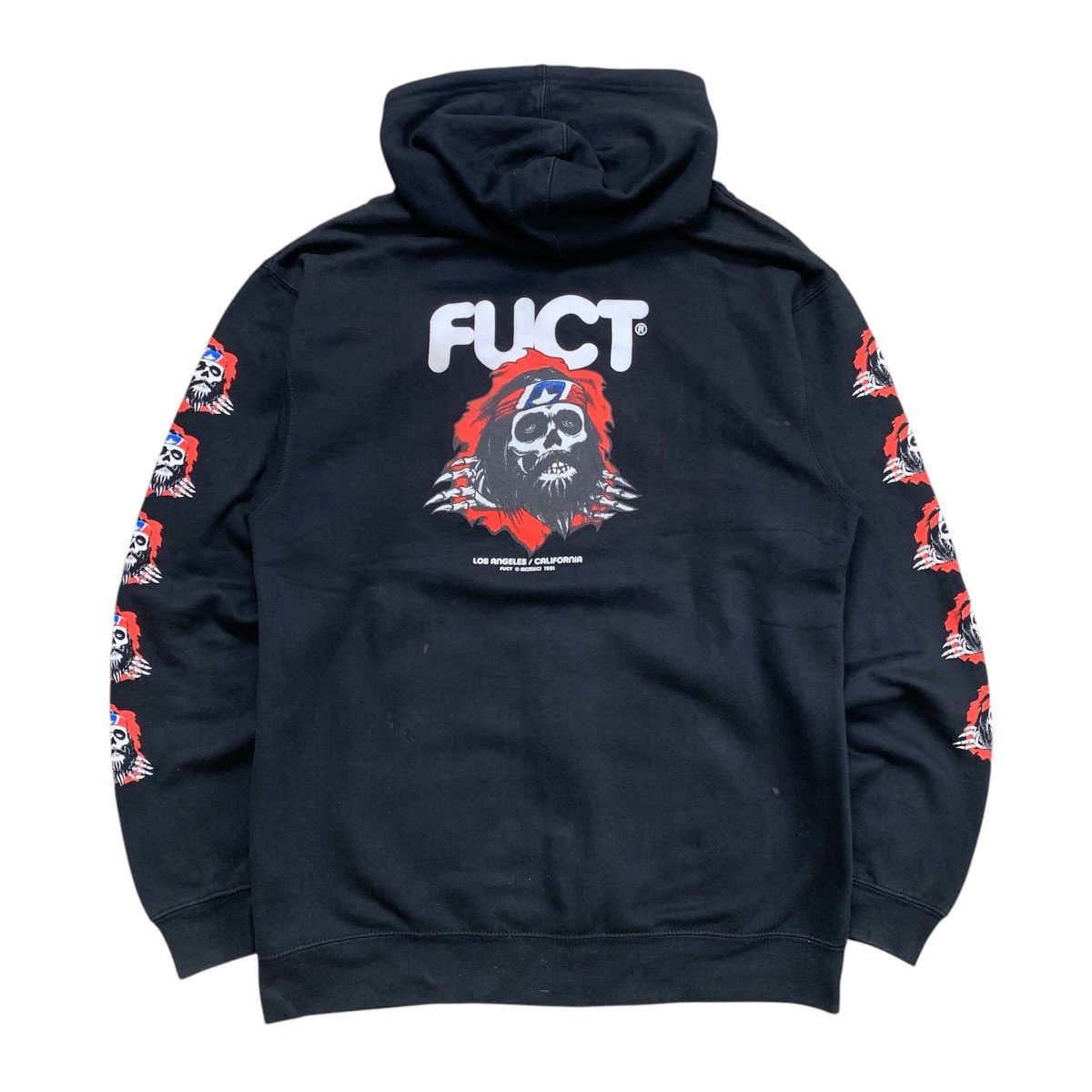 FUCT Vintage Fuct Zip Hoodie RIP of Jesus Powell Parody Size US M / EU 48-50 / 2 - 9 Thumbnail
