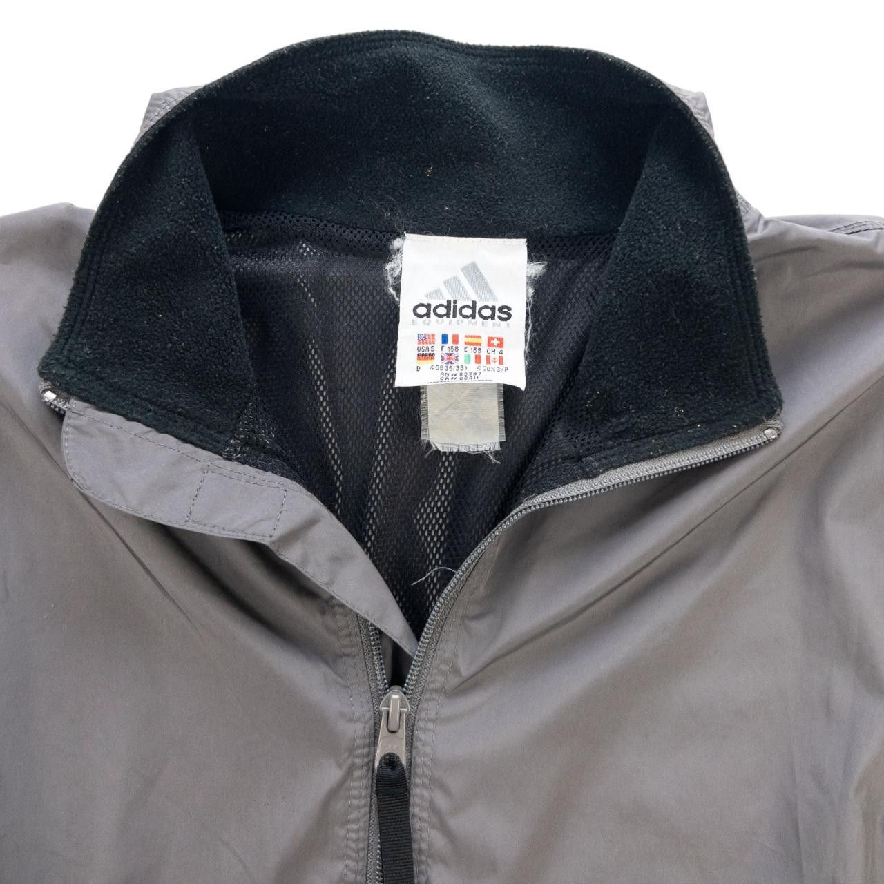 Adidas Vintage Adidas Equipment Q Zip Jacket Size XL Size US XL / EU 56 / 4 - 3 Thumbnail