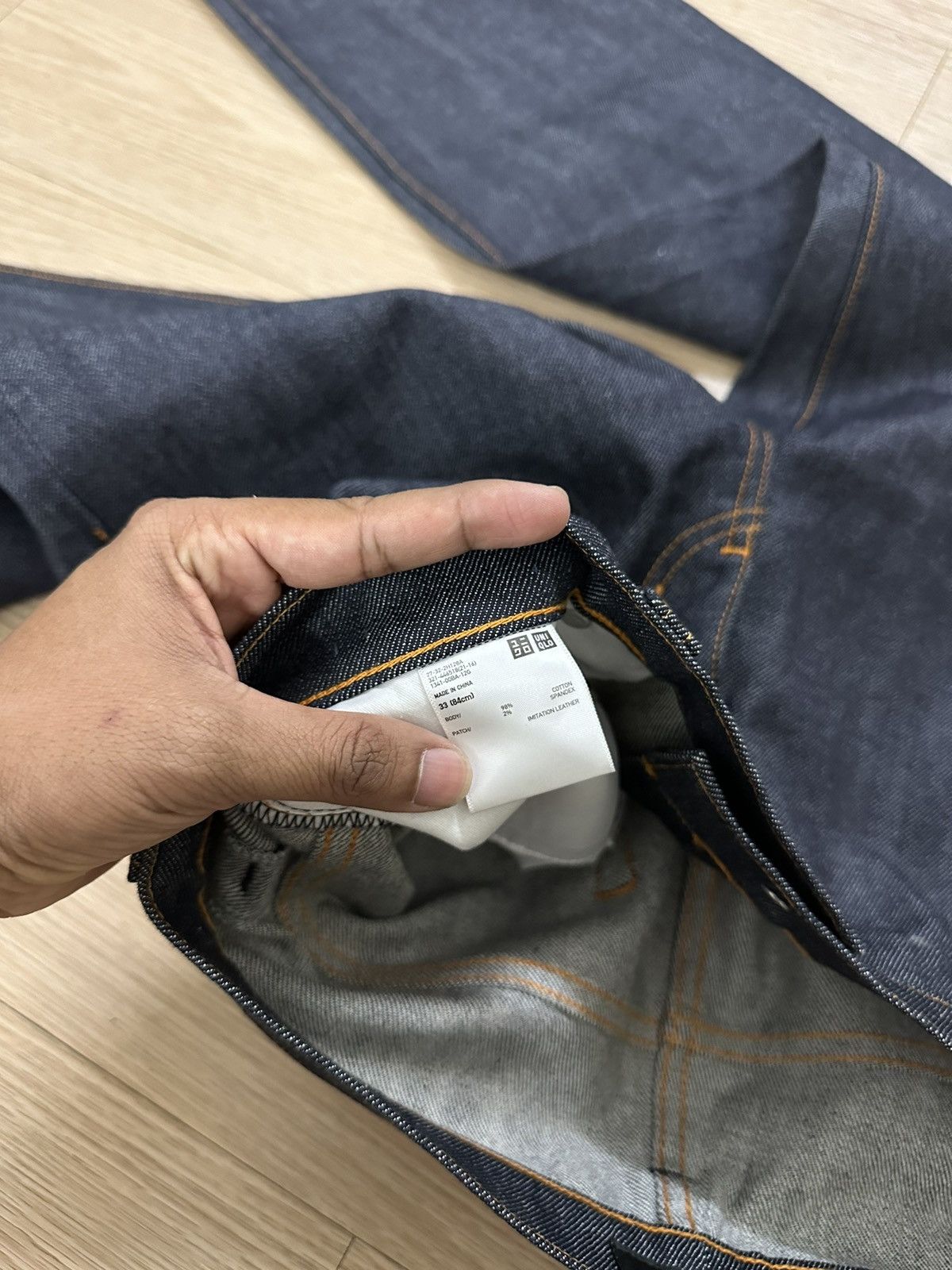 Beauty Beast × Jil Sander × Uniqlo Rare Beautiful Uniqlo X Jil Sander Red Line Selvedge Denim Size US 33 - 7 Thumbnail