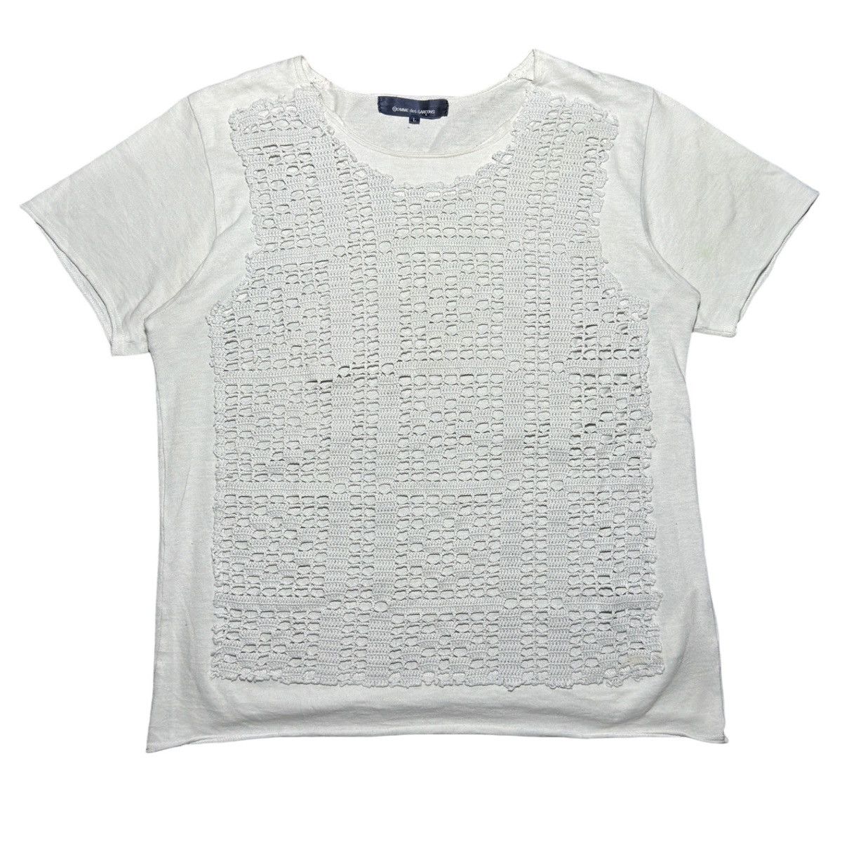 Comme des Garcons Knit Pattern Layer T-Shirt Size US S / EU 44-46 / 1 - 1 Thumbnail