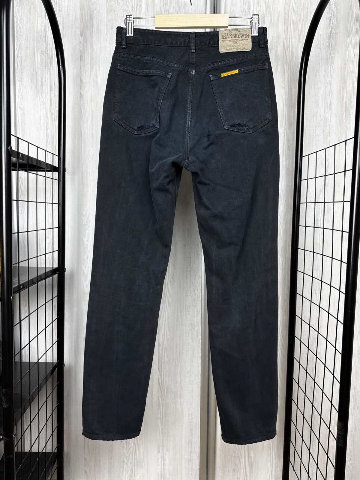 Edwin JeansEdwin international black distressed denim jeans japan Size US 30 / EU 46 - 1 Thumbnail