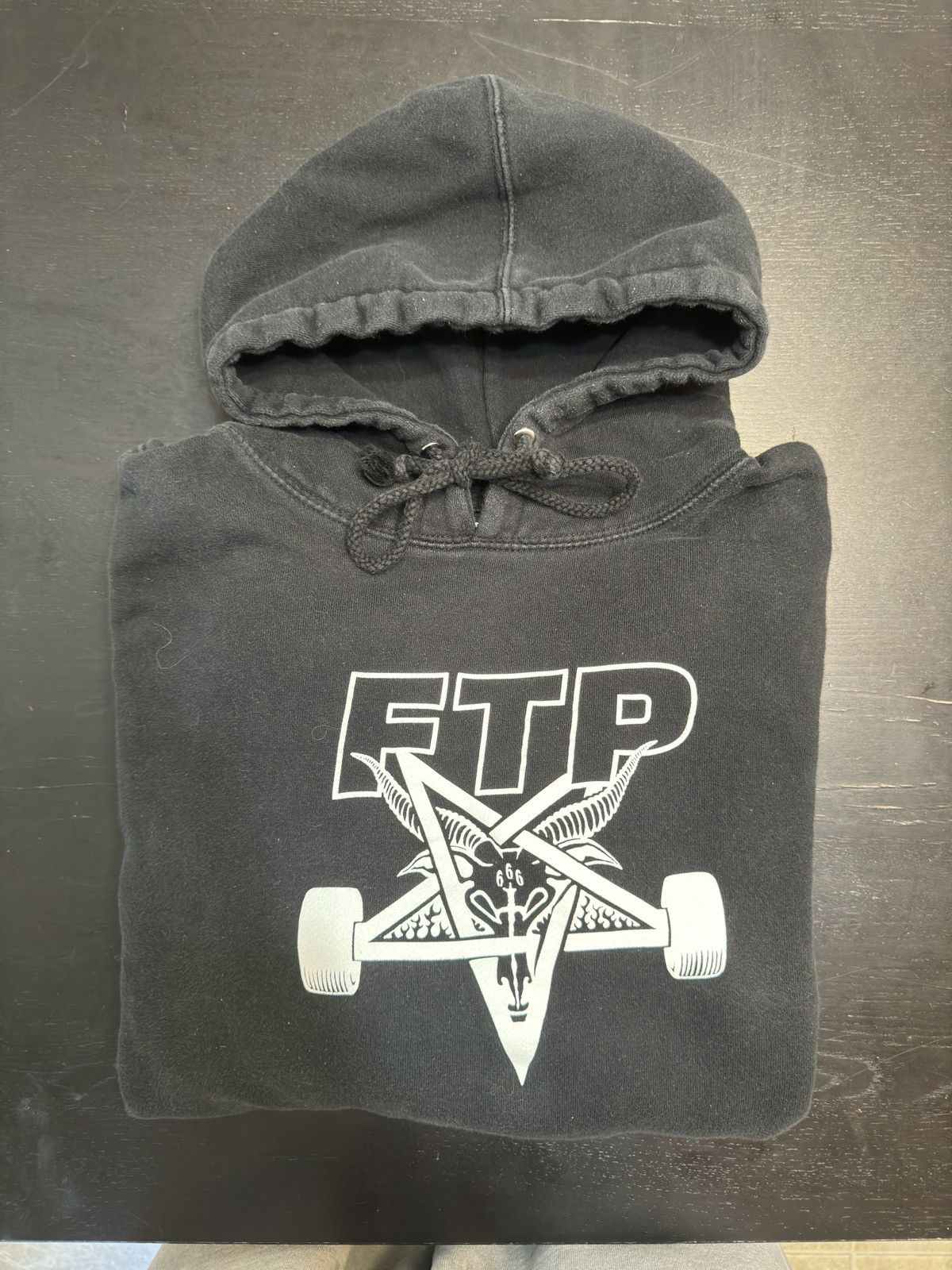 Fuck The Population × Thrasher FTP X Thrasher Skategoat Pullover 