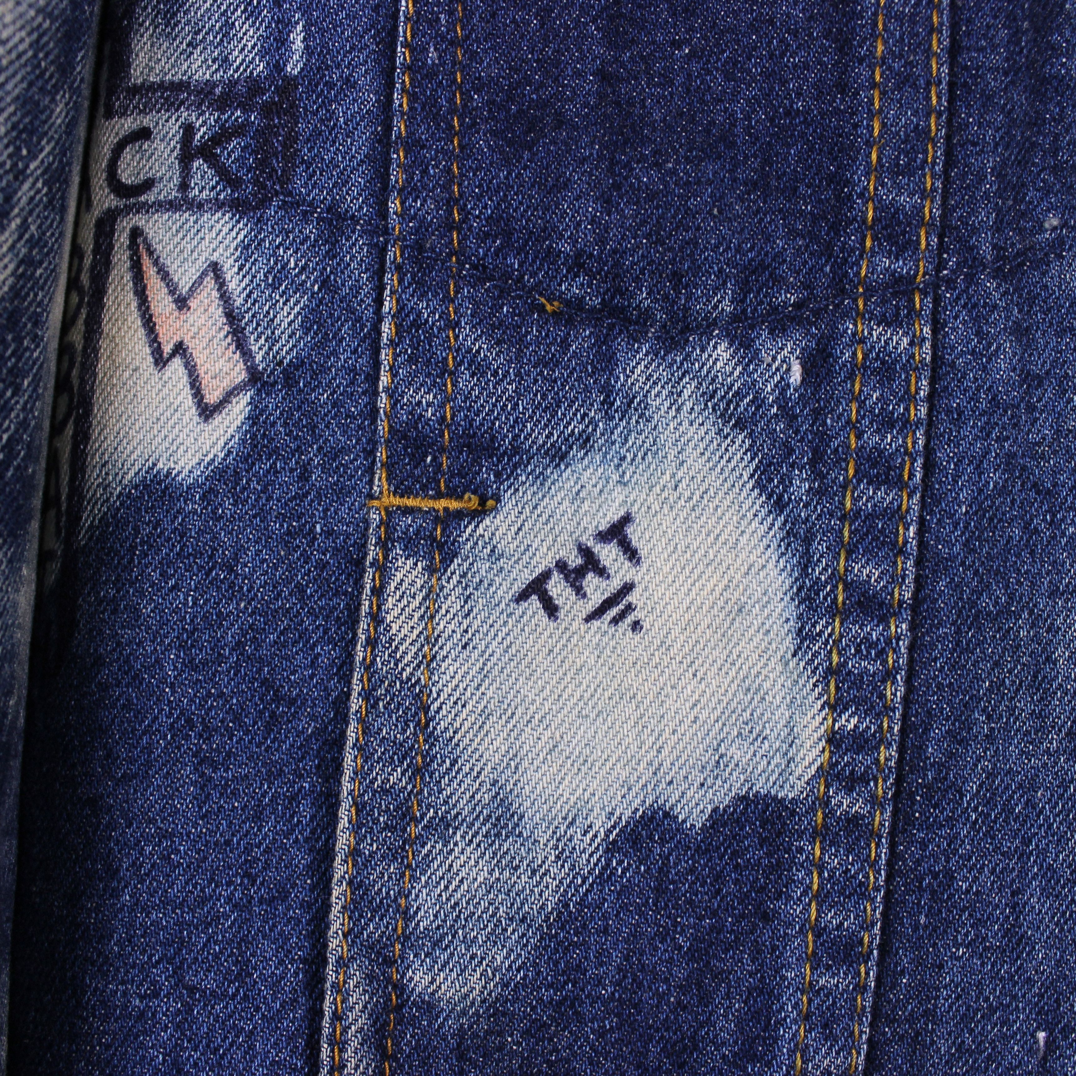 AC/DC AC/DC customs reworked denim jacket women Dynamite XS S Size S / US 4 / IT 40 - 8 Thumbnail