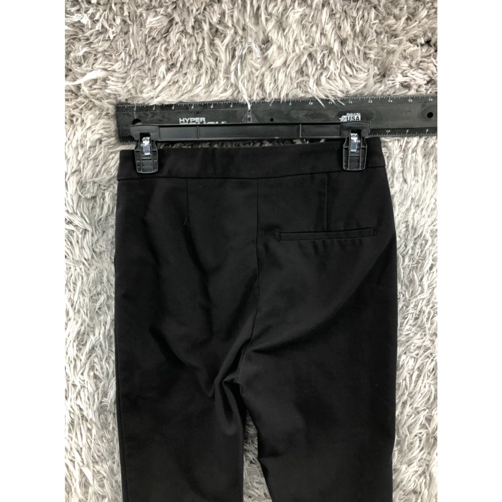 Zara Zara Pants Womens Size 4 Black Ankle Hook Eye Size 27" / US 4 / IT 40 - 6 Thumbnail