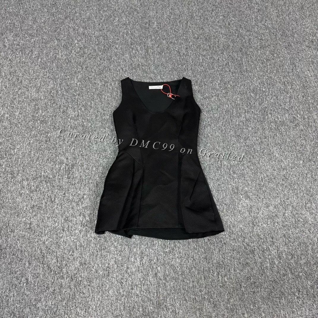 Dior Dior Black Short Sleeveless Dress Size XS / US 0-2 / IT 36-38 - 1 Thumbnail